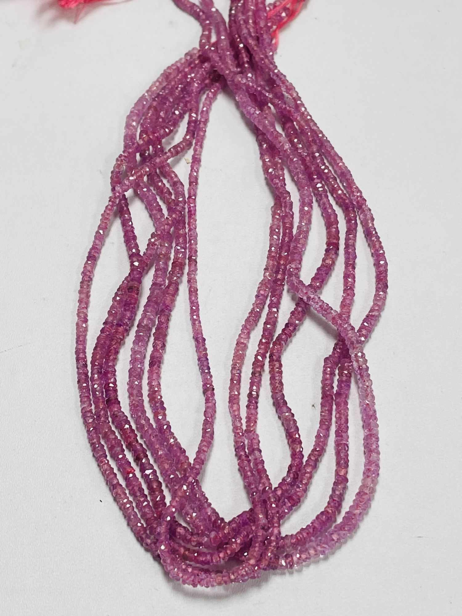 Pink Sapphire Rondelle Faceted