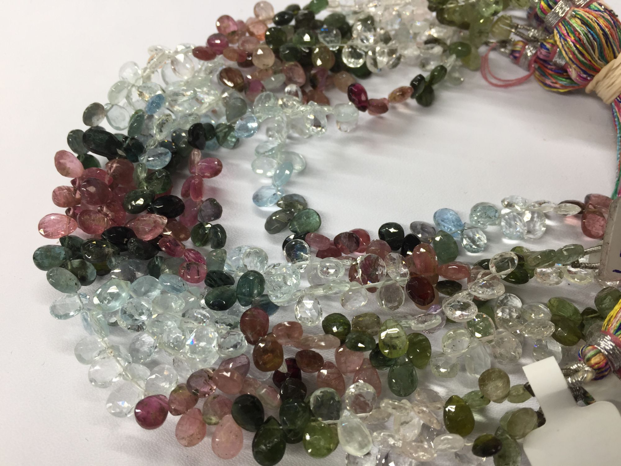 Natural tourmaline pear Faceted