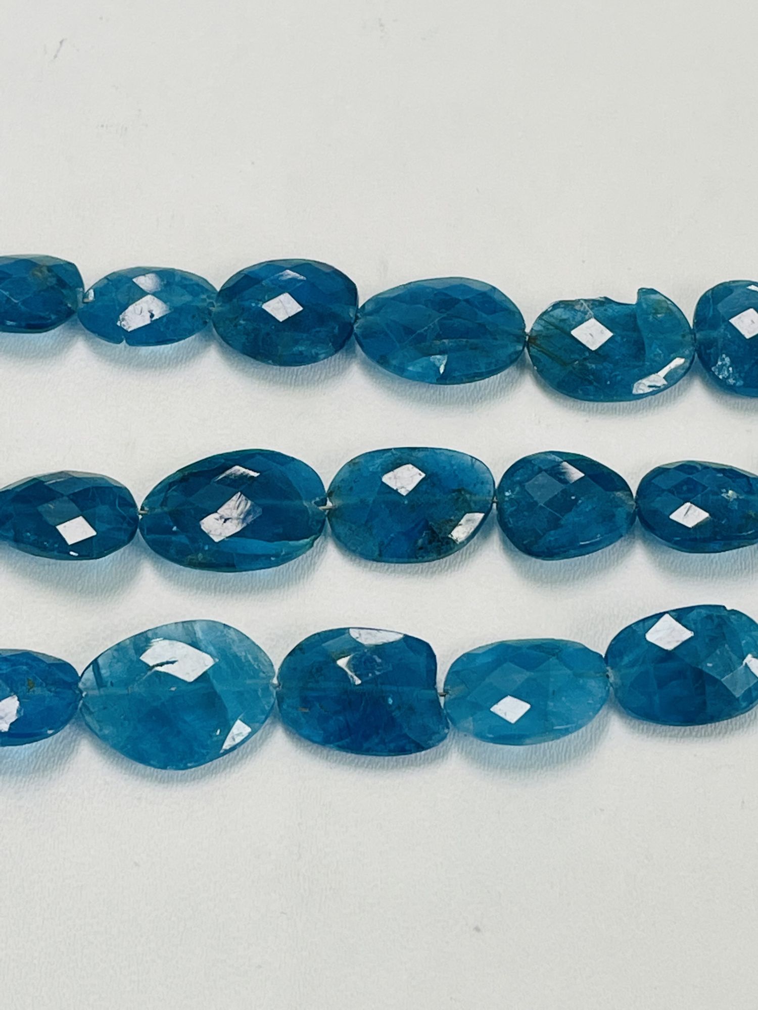 Apatite Nugget Faceted Graduated