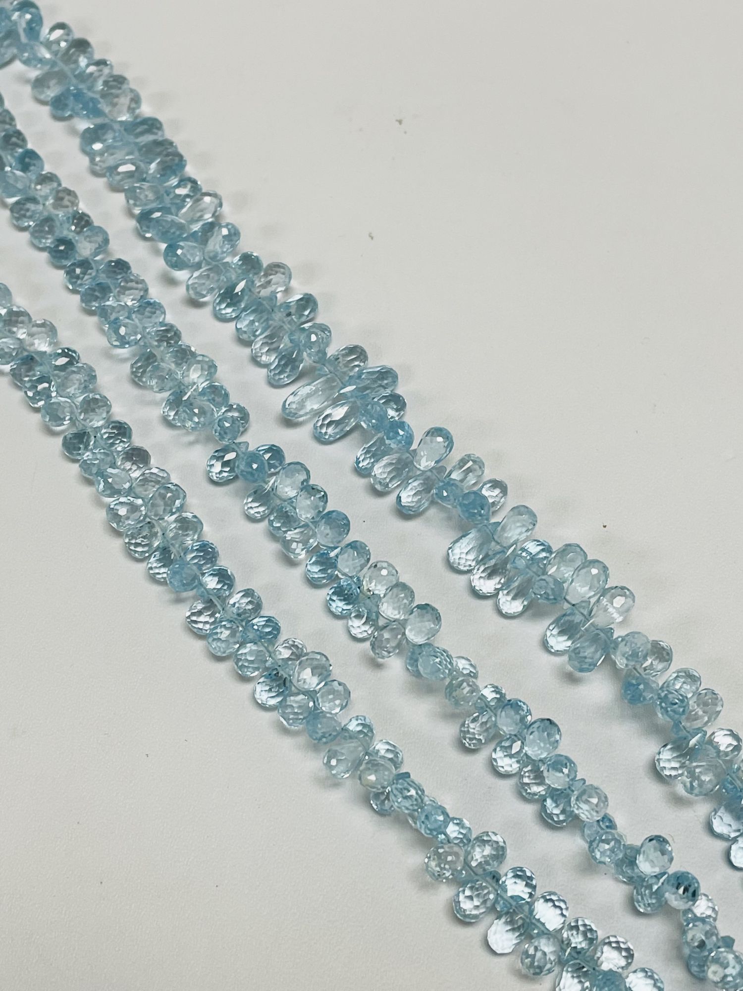 Sky Blue Topaz Drop Faceted