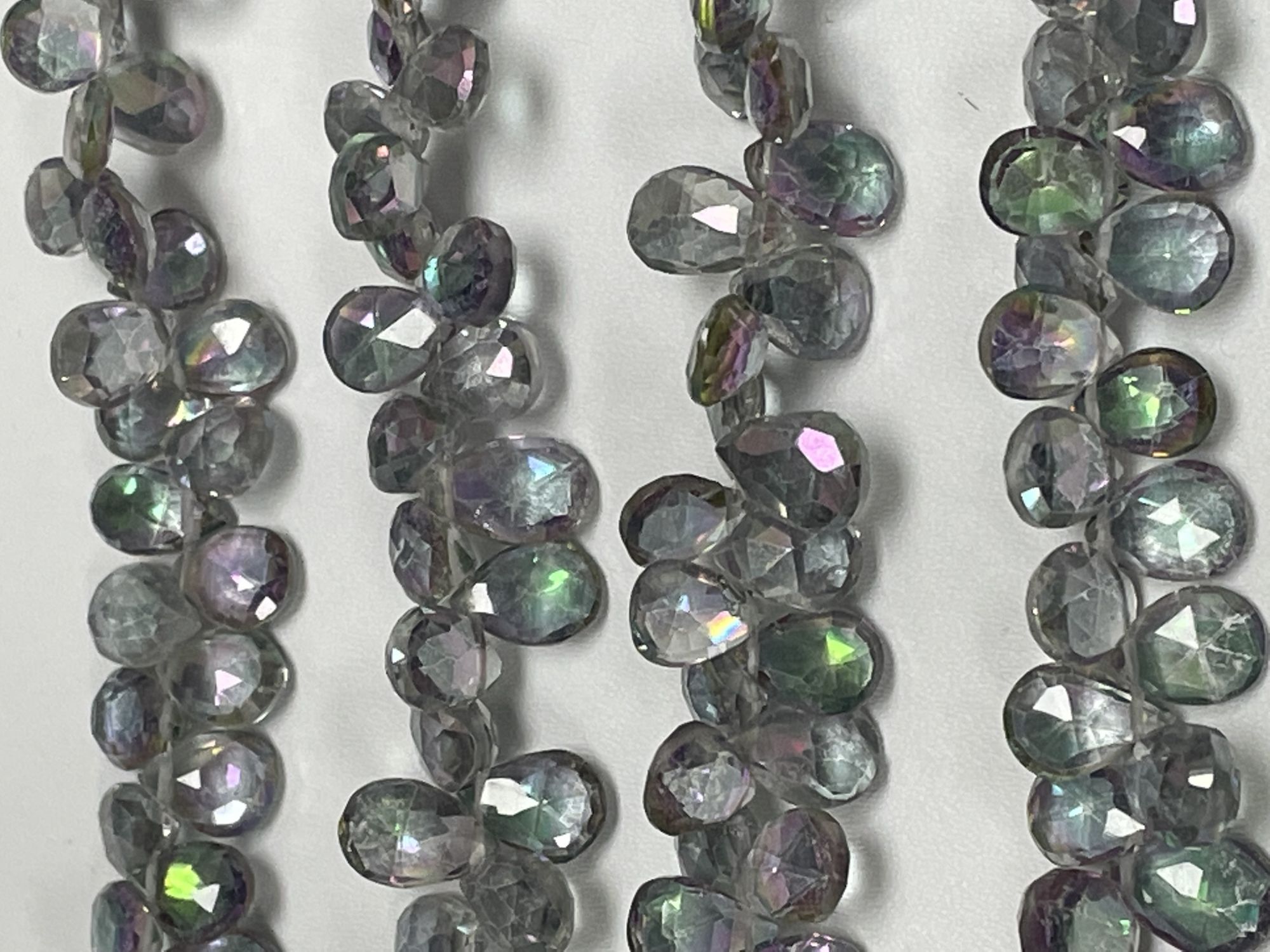Mystic Topaz Pear Faceted