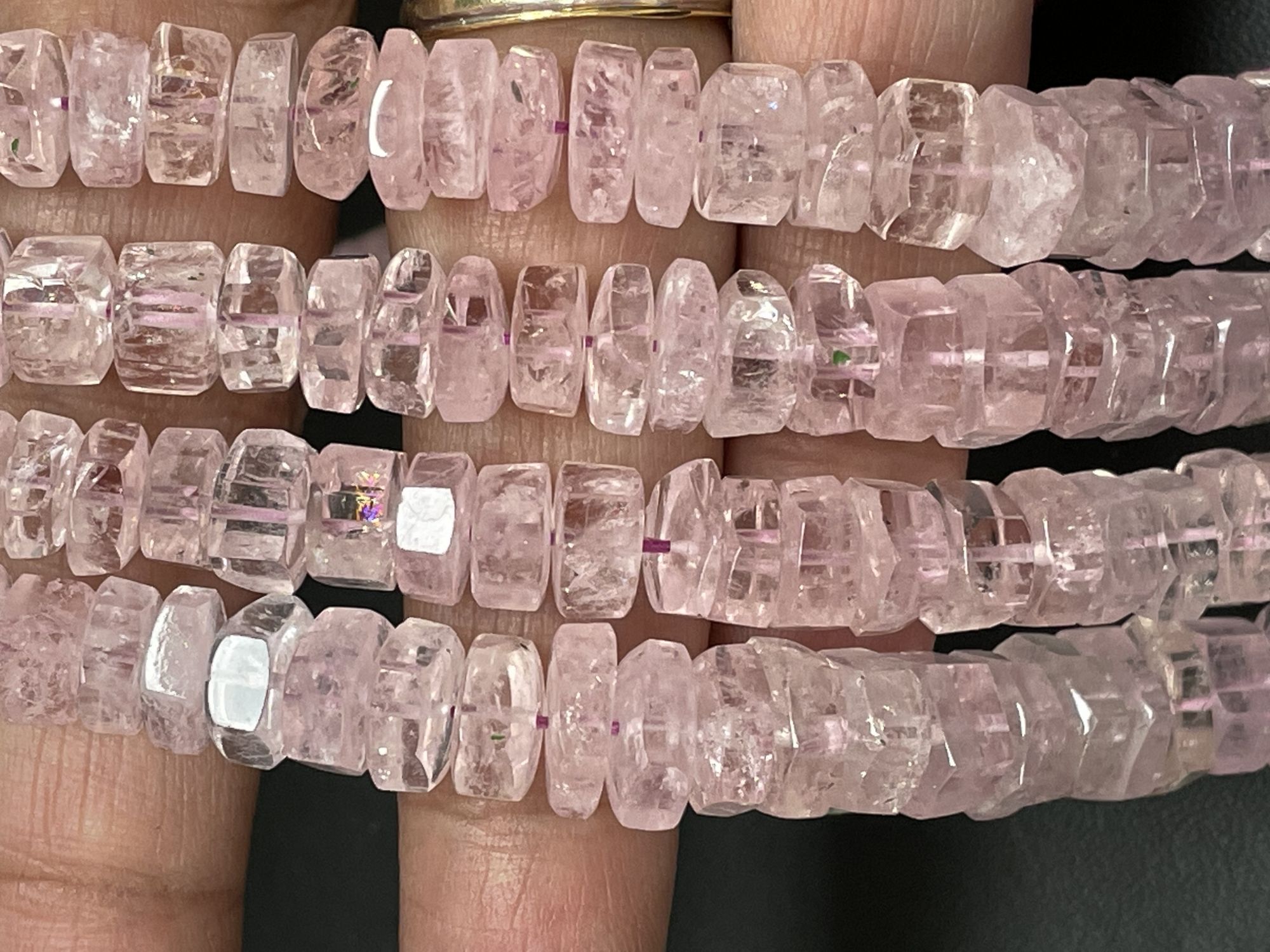 Morganite Bolt Faceted