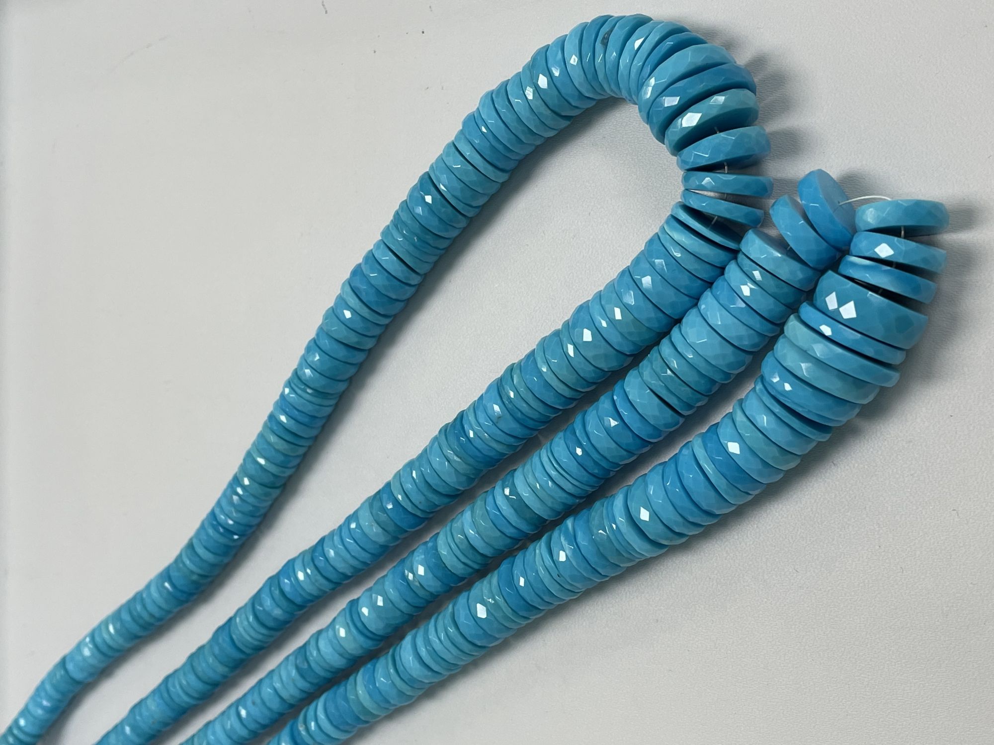 Turquoise Tire Faceted