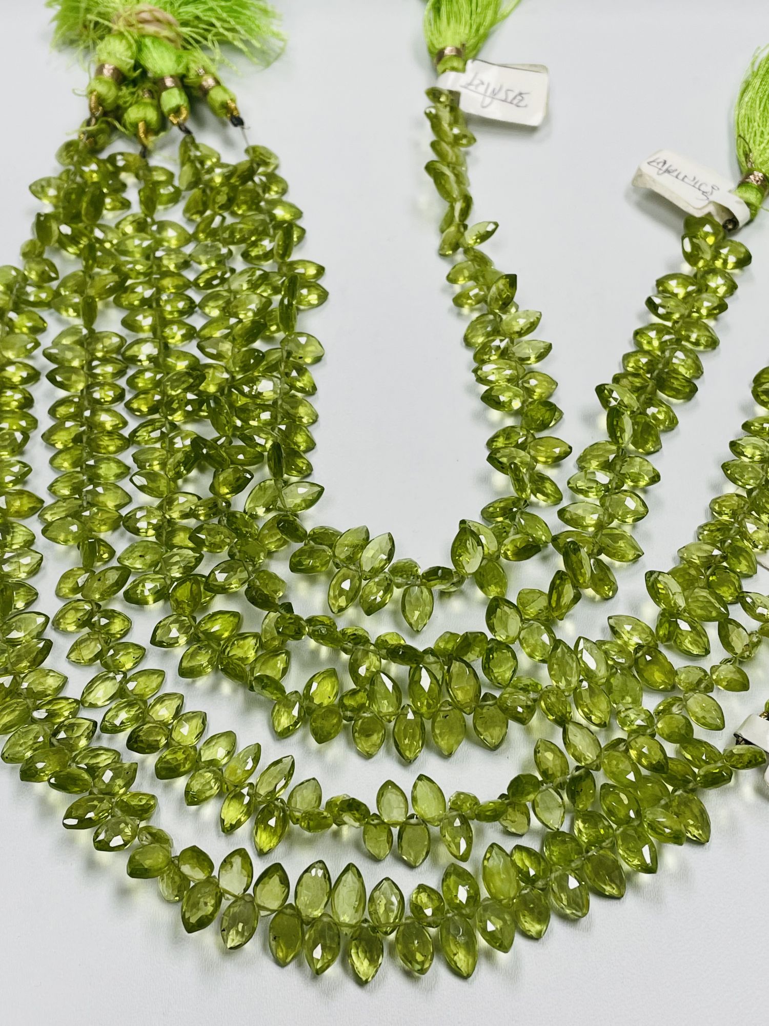Peridot Marquise Faceted