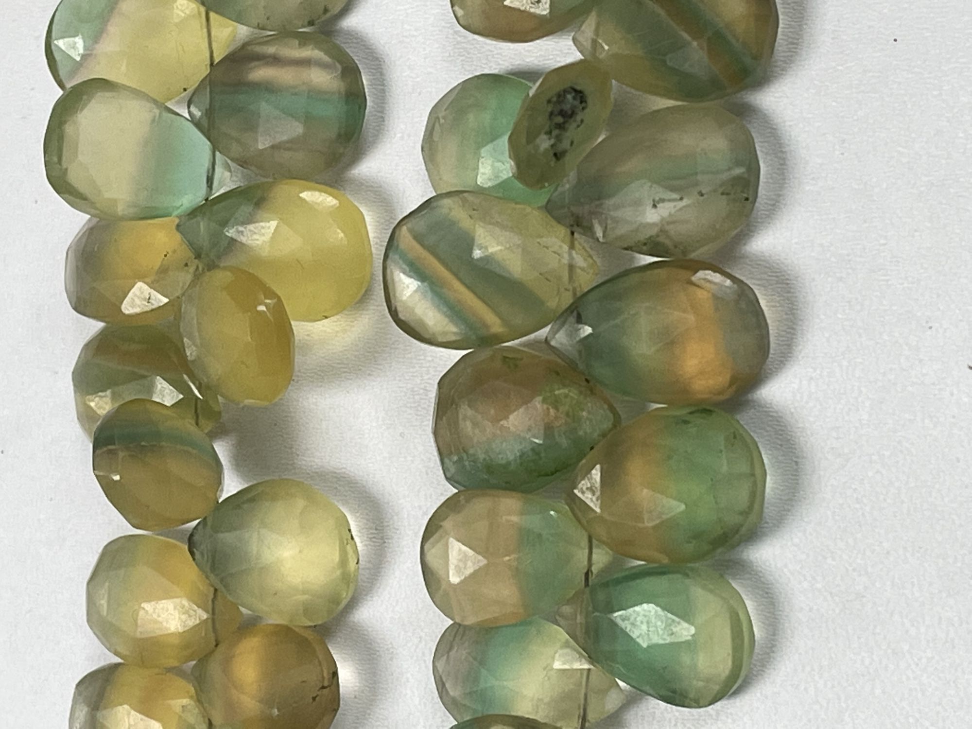 Fluorite Pear Faceted