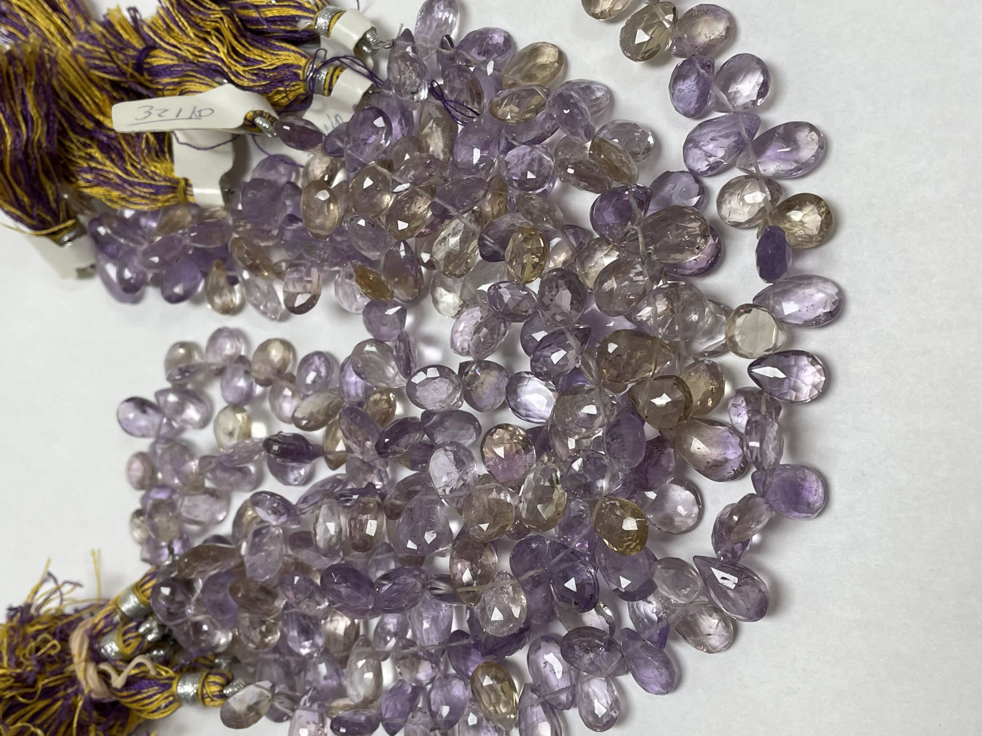 Ametrine Pear Faceted