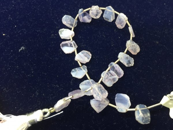 Scorolite Lavender Quartz Slices