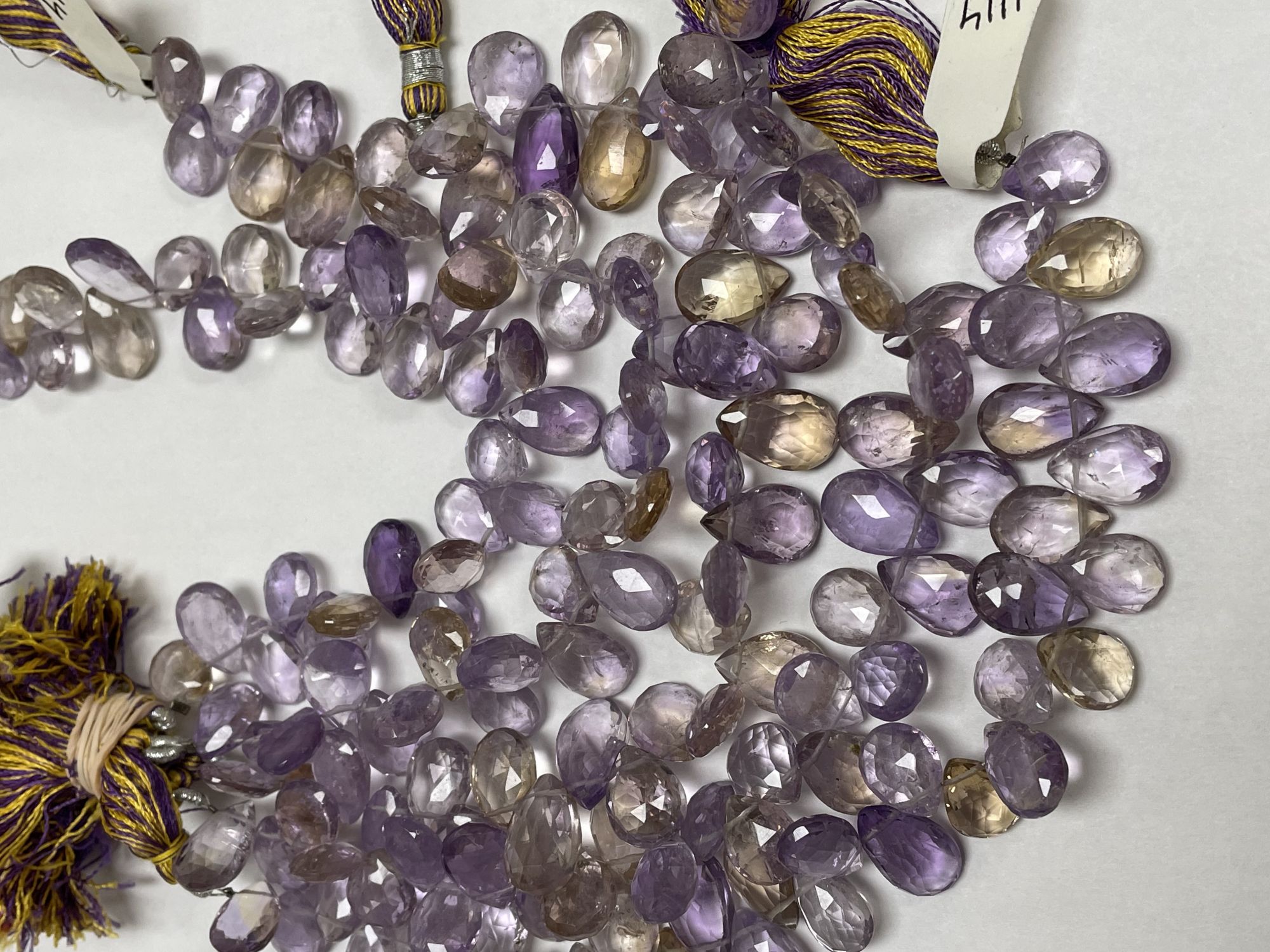 Ametrine Pear Faceted