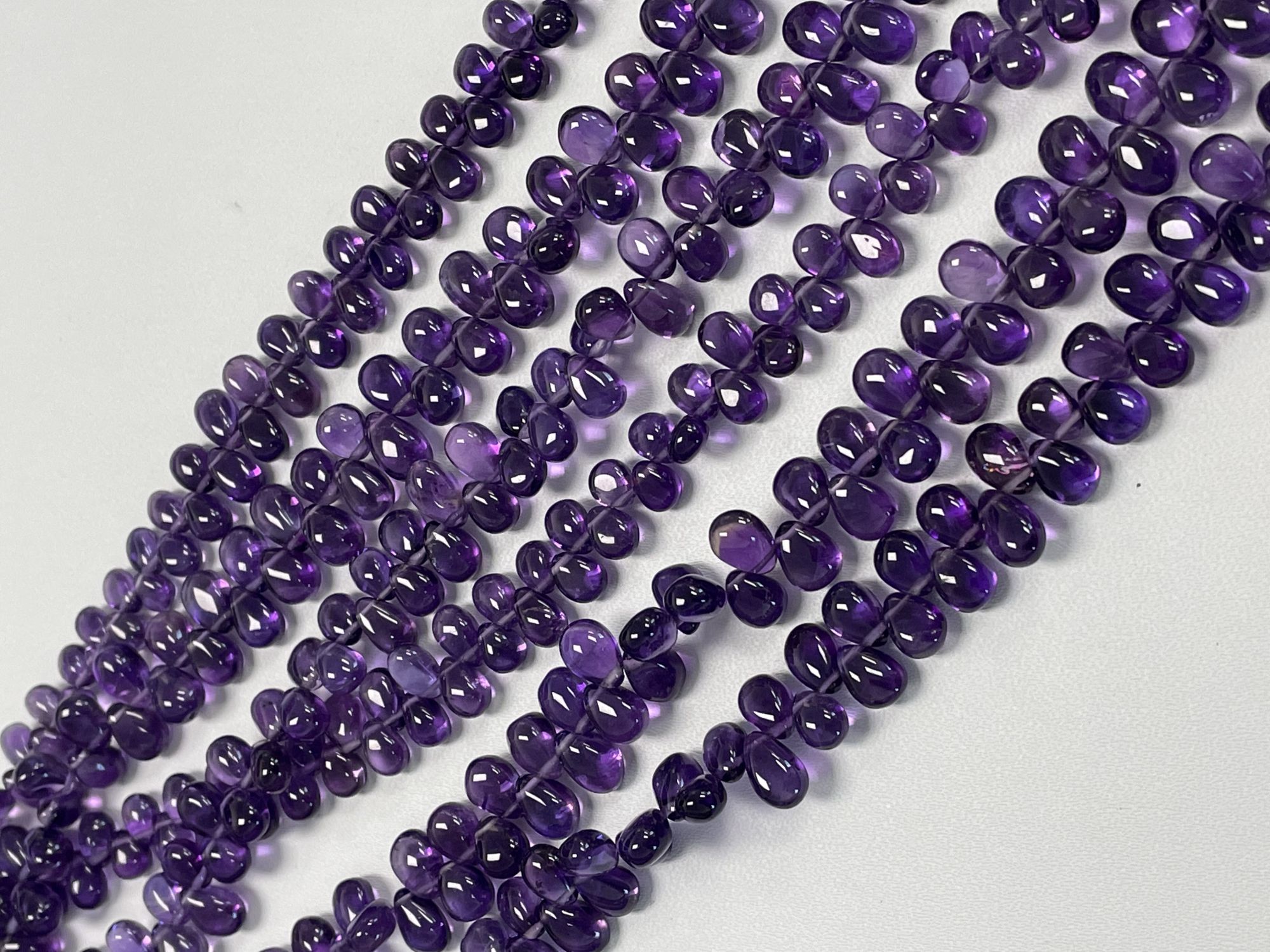 Purple Amethyst Drop Smooth