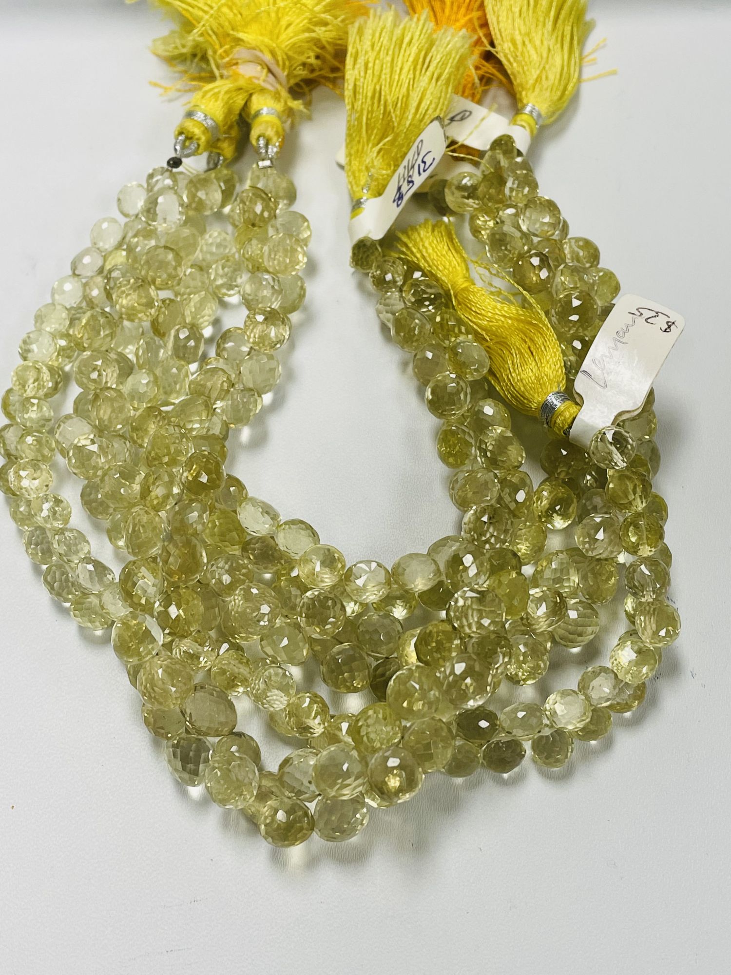 Lemon Quartz Onion Faceted