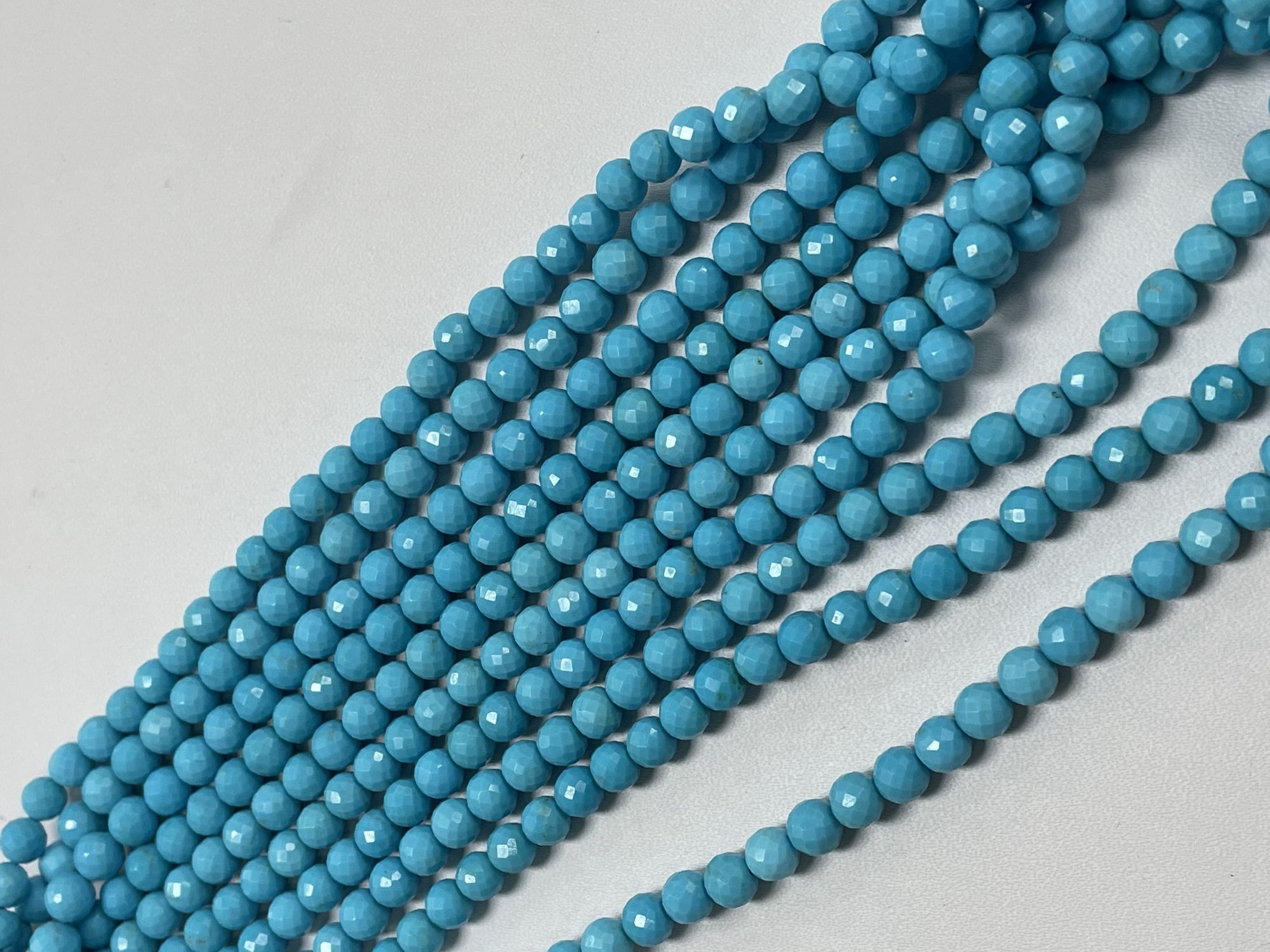 Turquoise Round Faceted