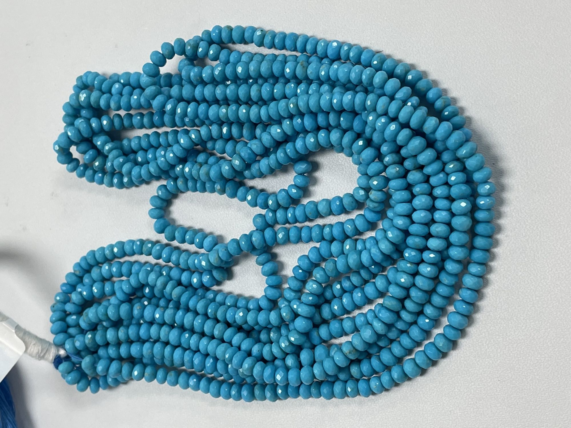 Tuquoise Rondelle Faceted