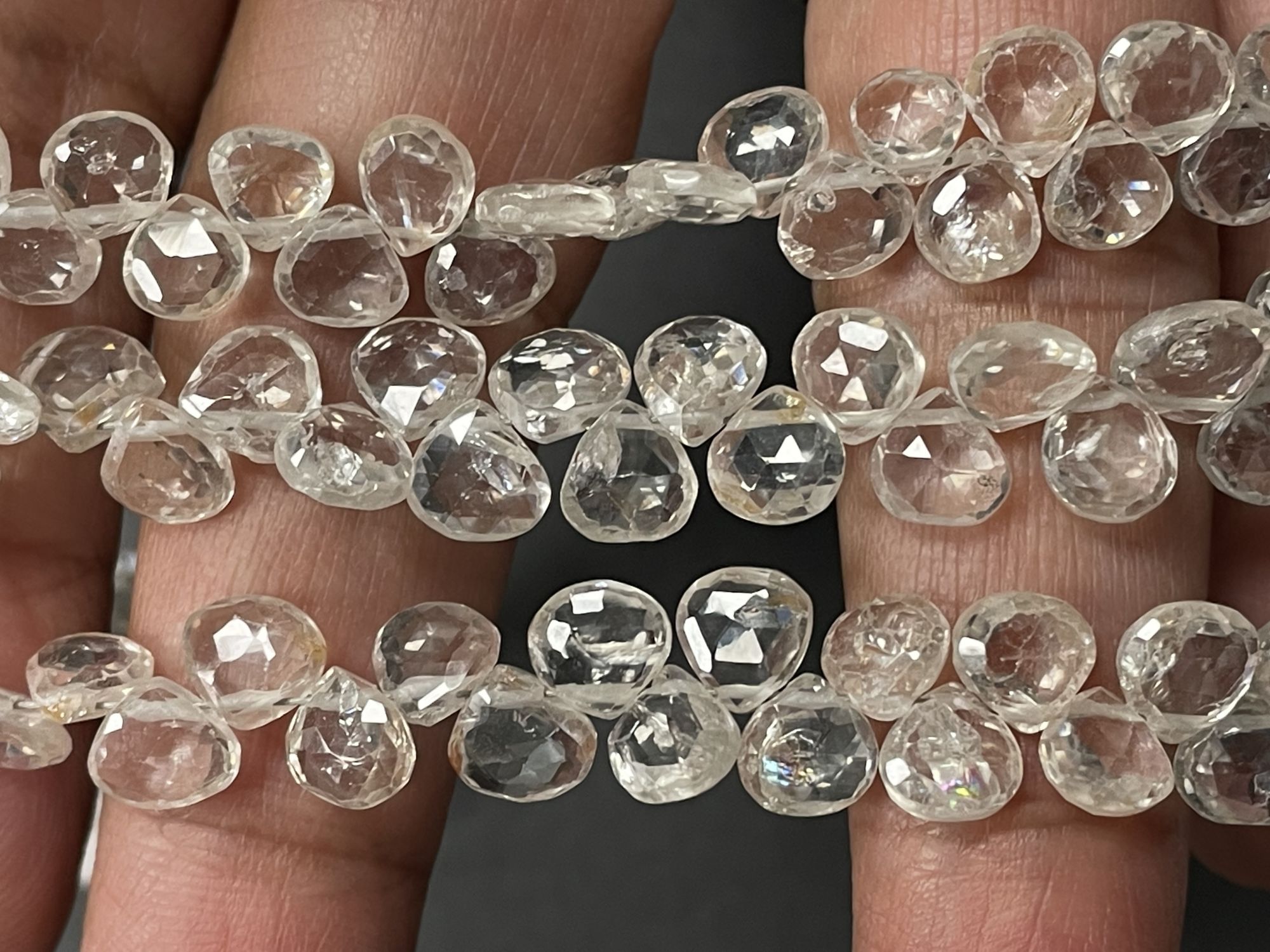 Zircon Heart Faceted