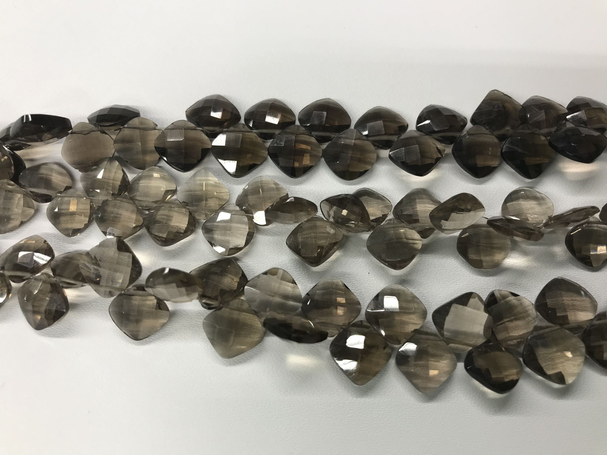 Smoky Quartz Cushion faceted