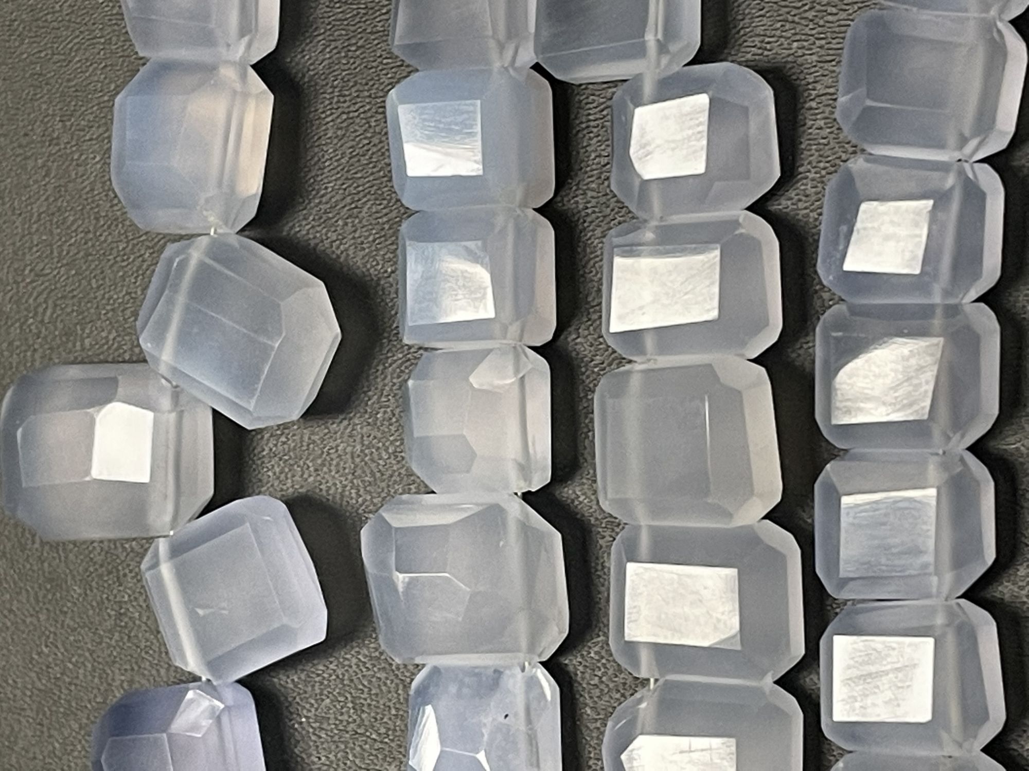 Blue Chalcedony Funky Cut Faceted