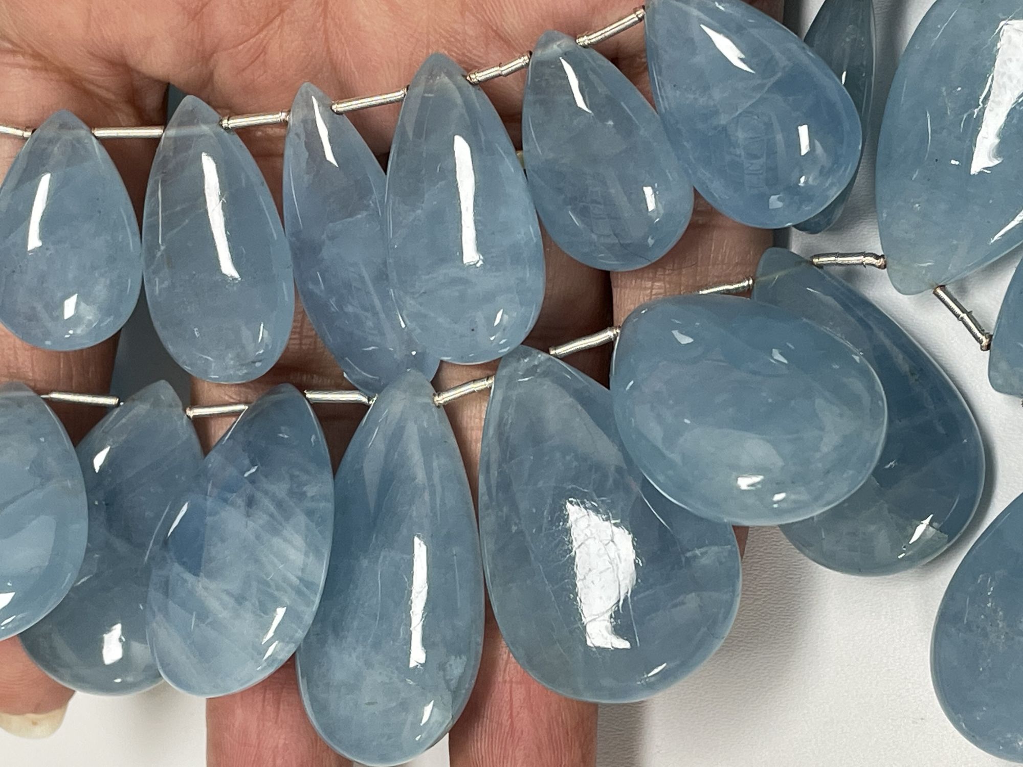 Aquamarine Pear Smooth