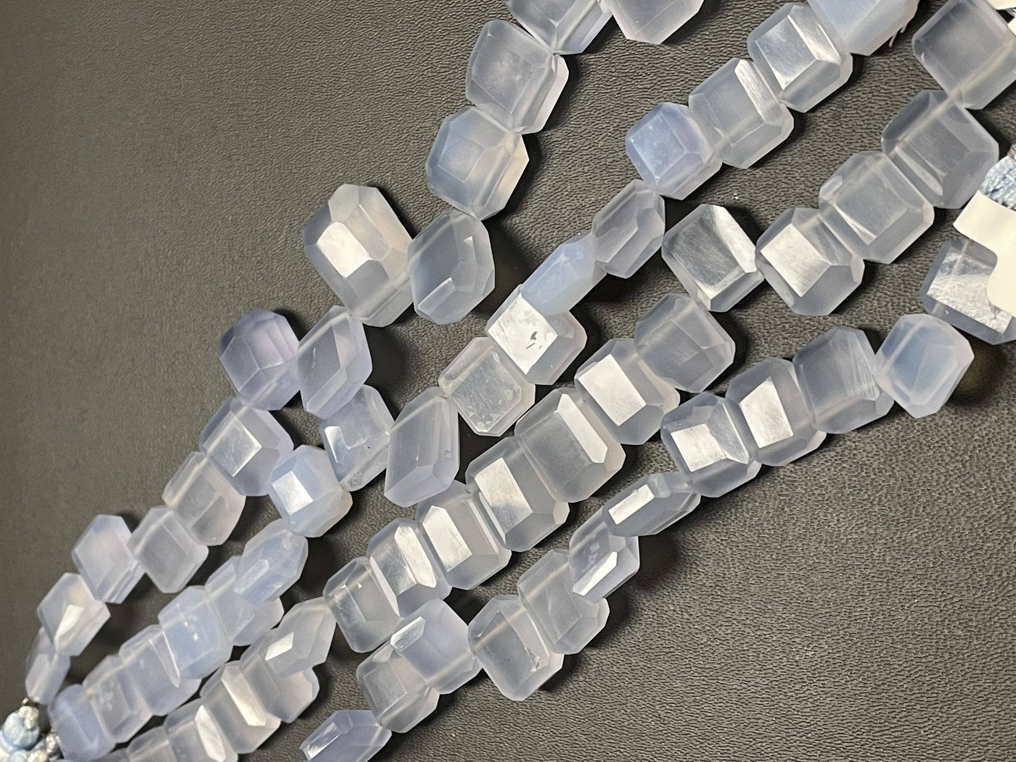 Blue Chalcedony Funky Cut Faceted