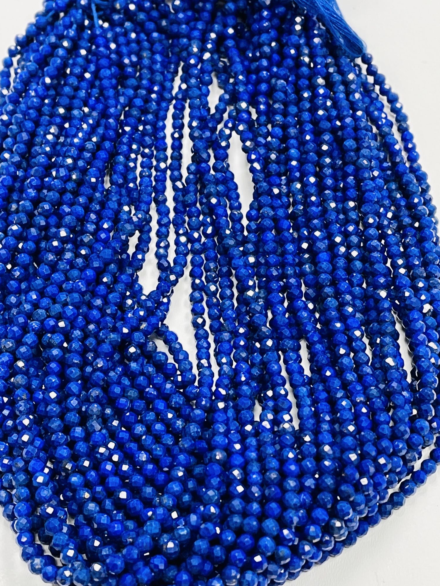 Lapis Lazuli Rondelle Faceted