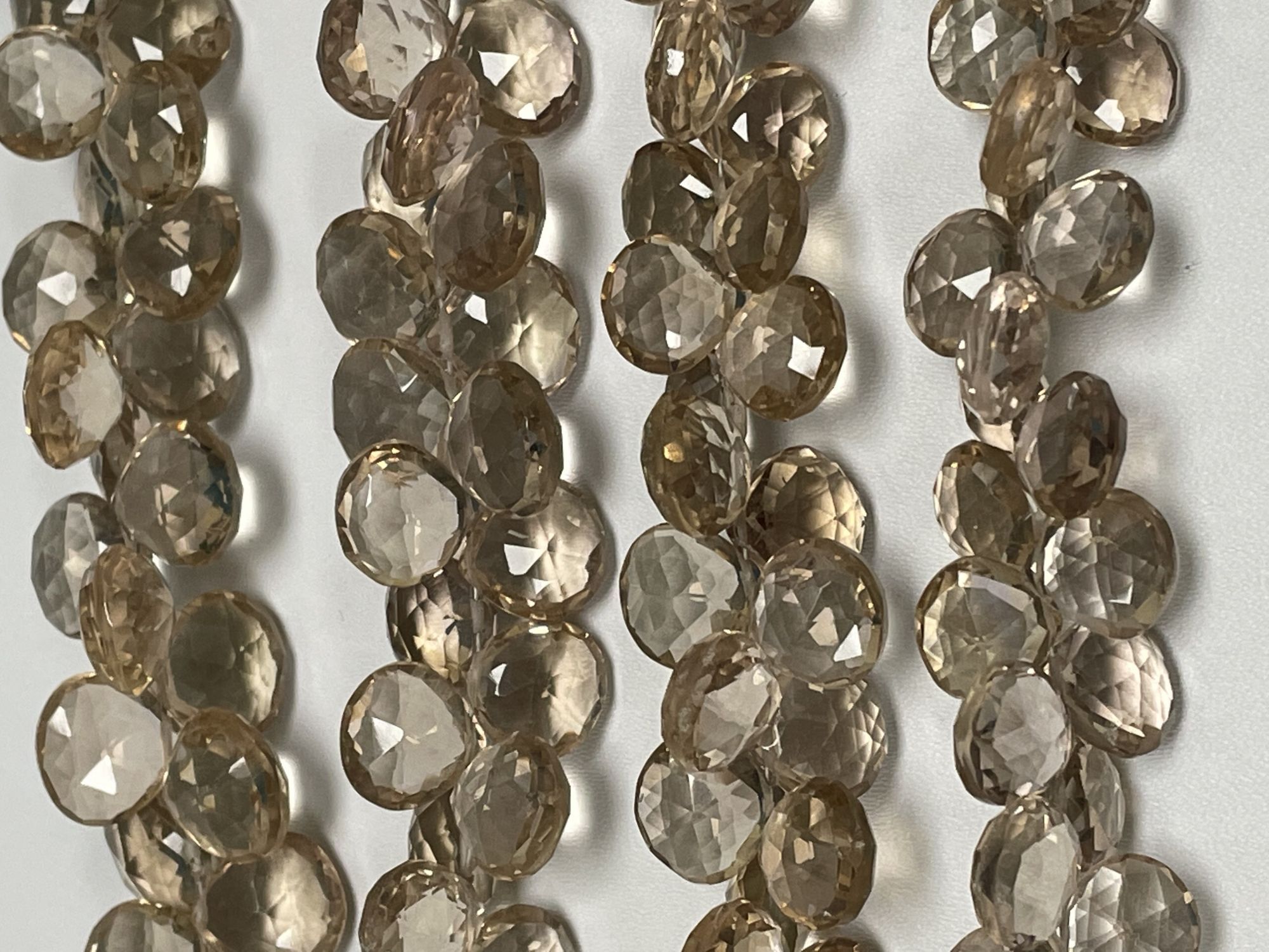 Champagne Quartz Heart Faceted