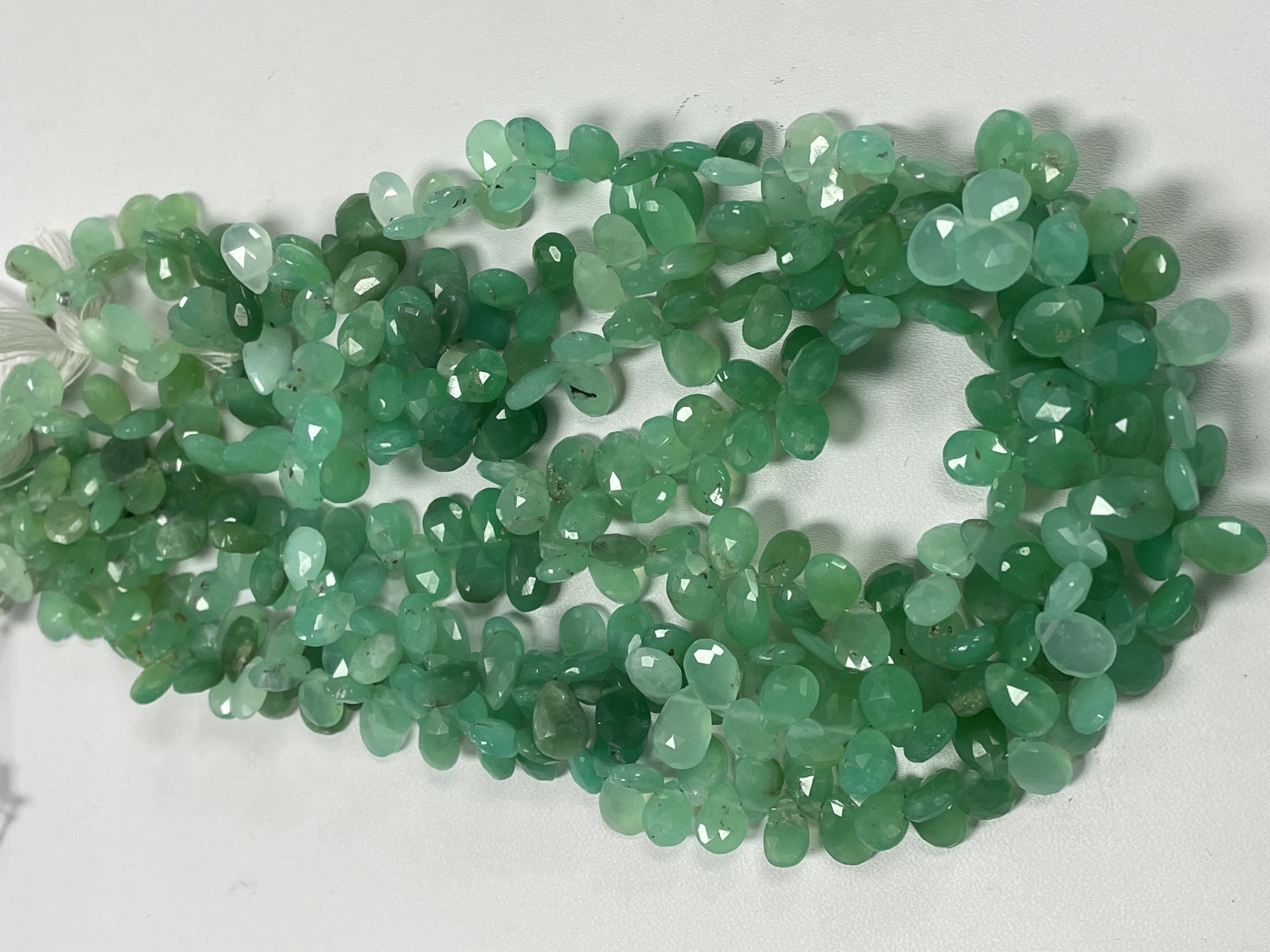 Chyrsoprase Pears Faceted