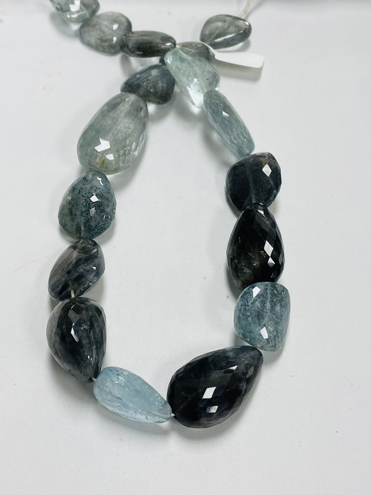 Copper Aquamarine Nugget Faceted