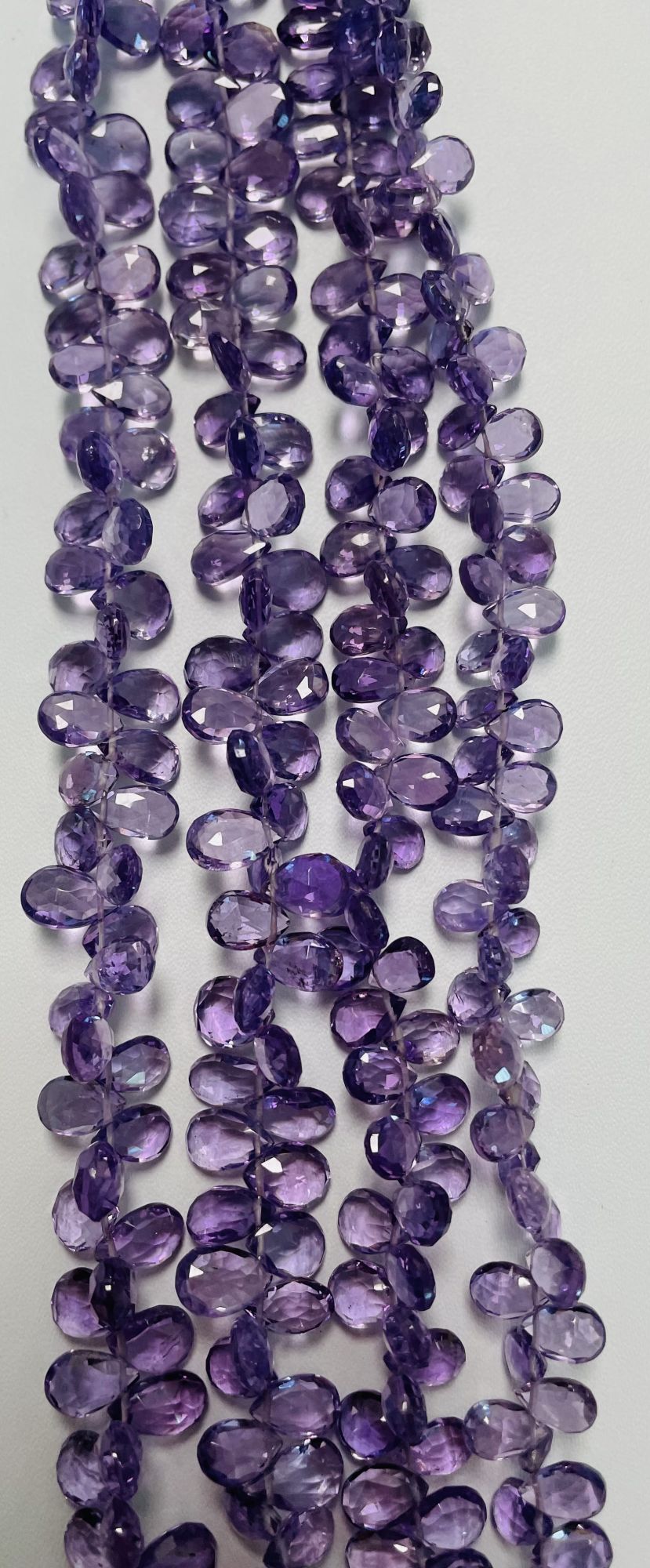 Purple Amethyst Pear Faceted