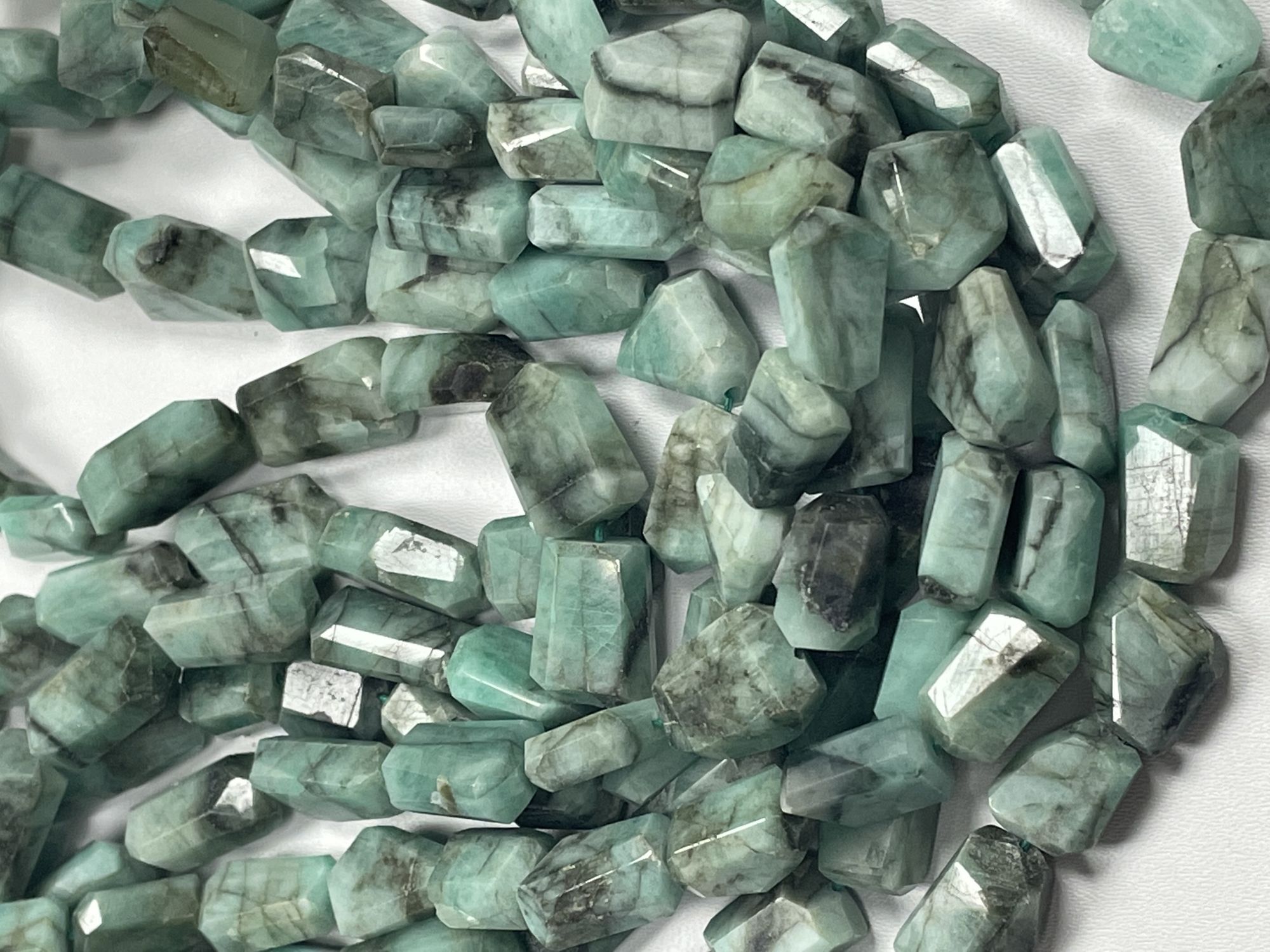 Emerald Nugget Faceted