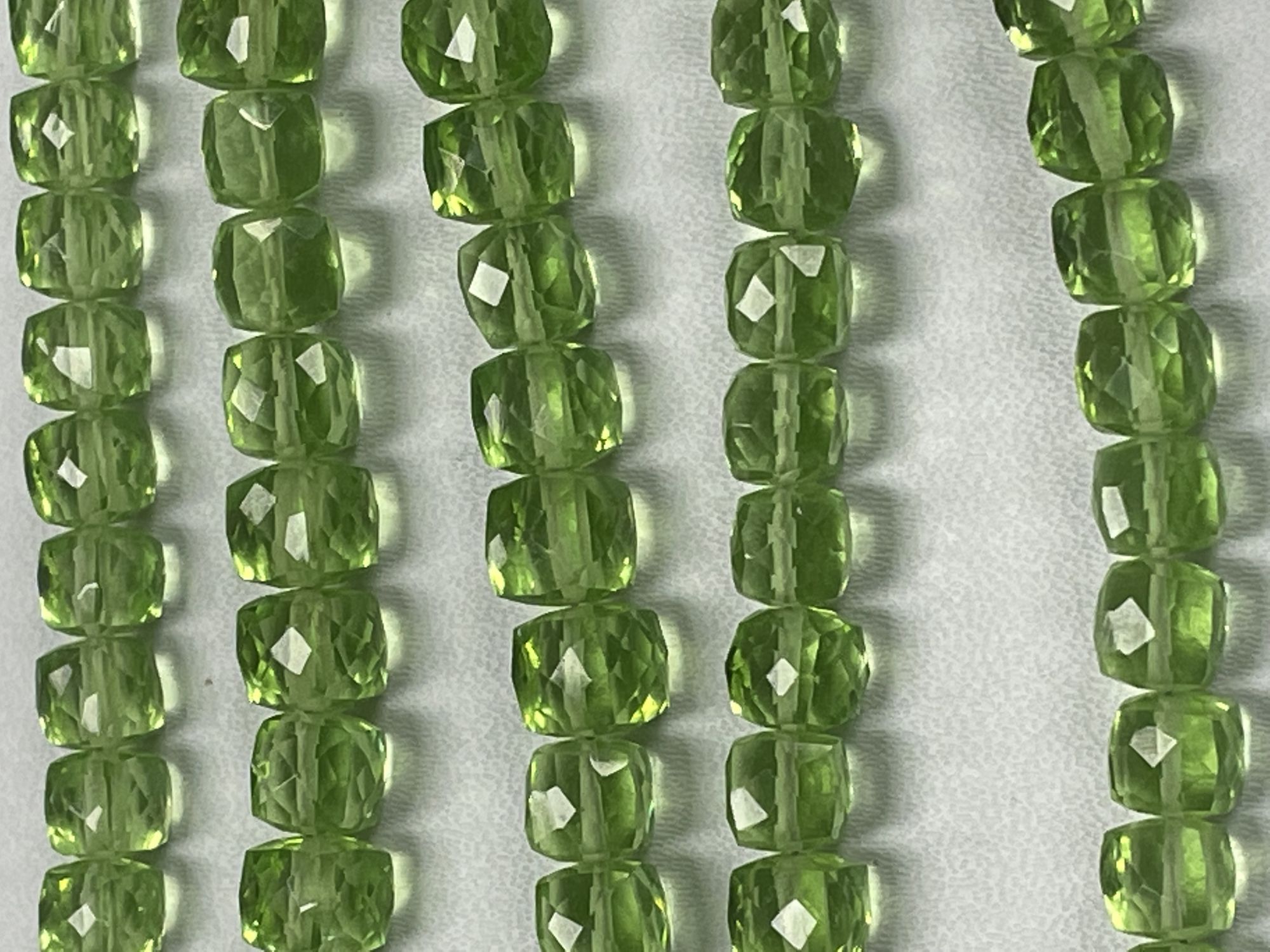 Neon Hydro Quartz Cube Faceted