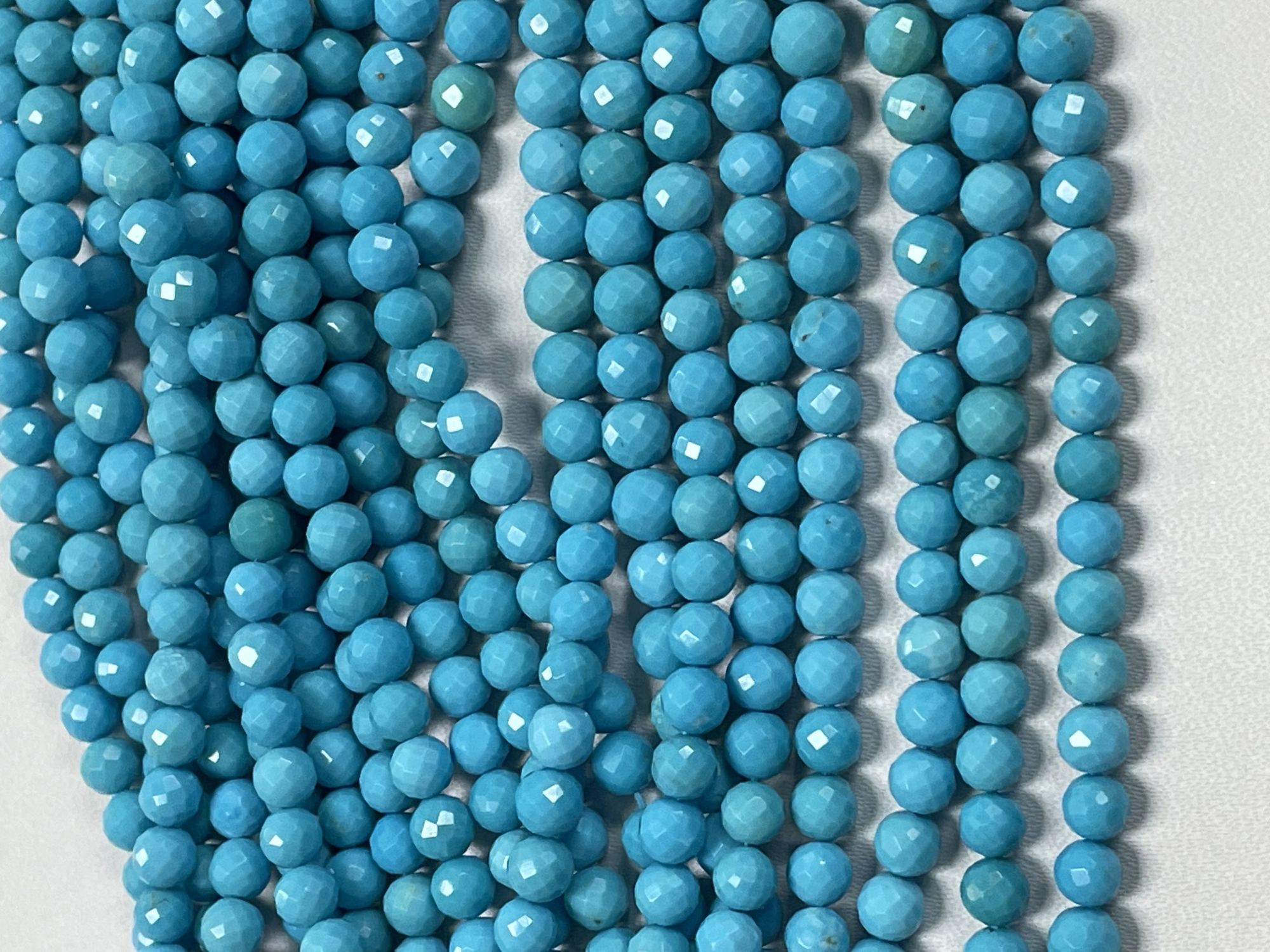 Turquoise Round Faceted