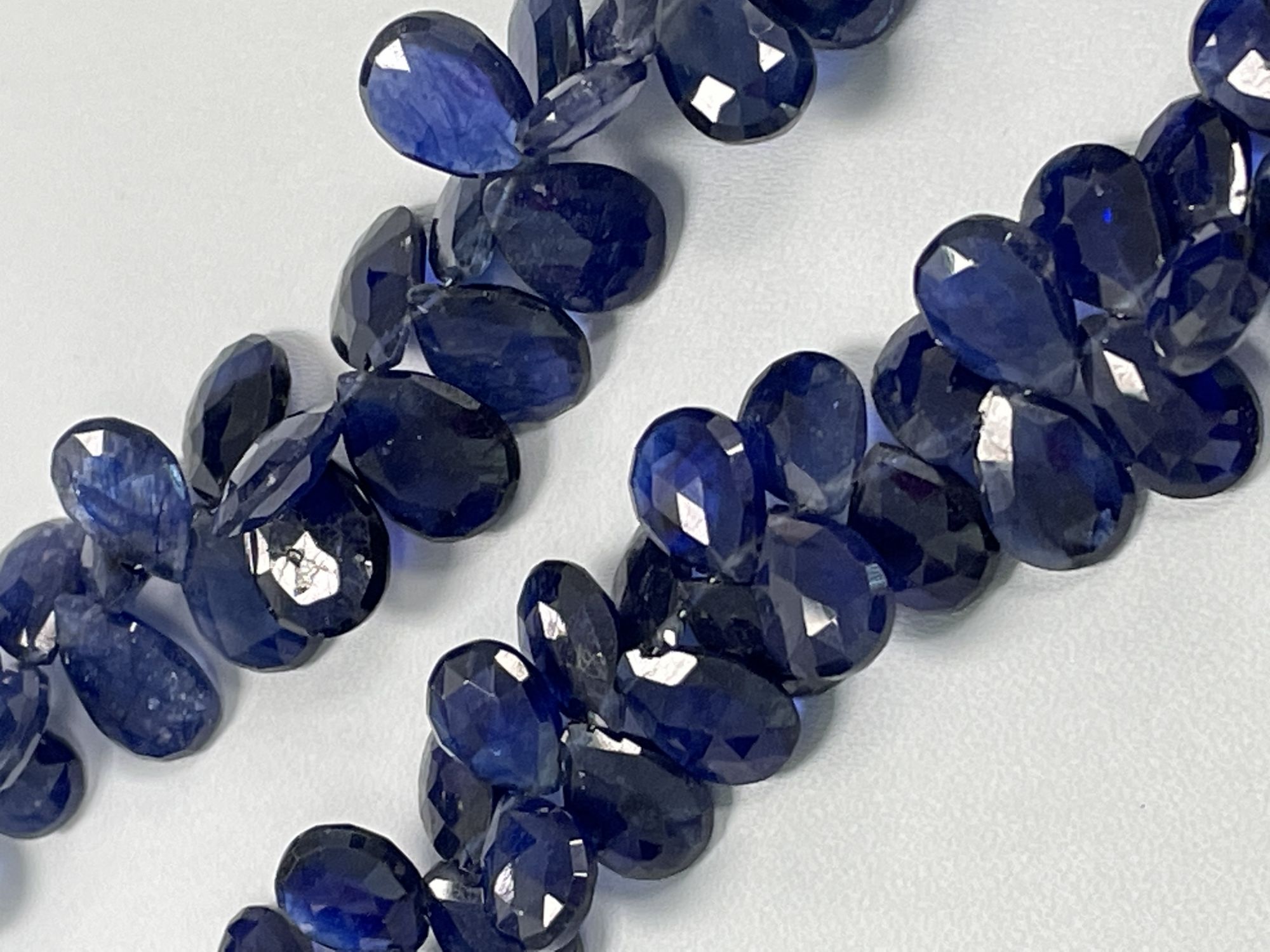 Blue Sapphire Pear Faceted
