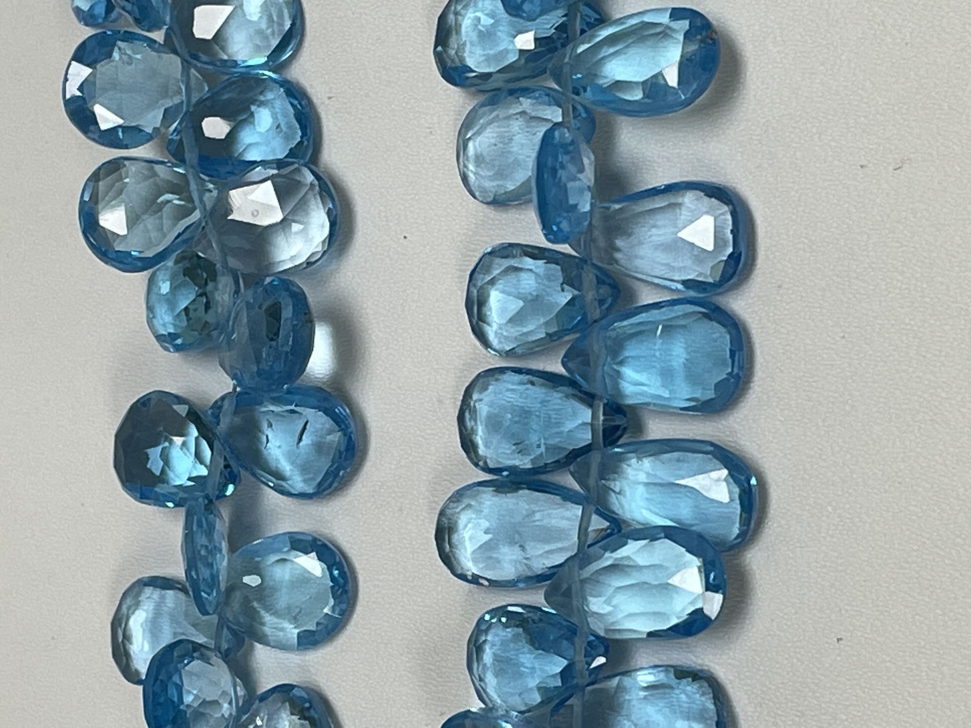 Swiss Blue Topaz Pear Faceted