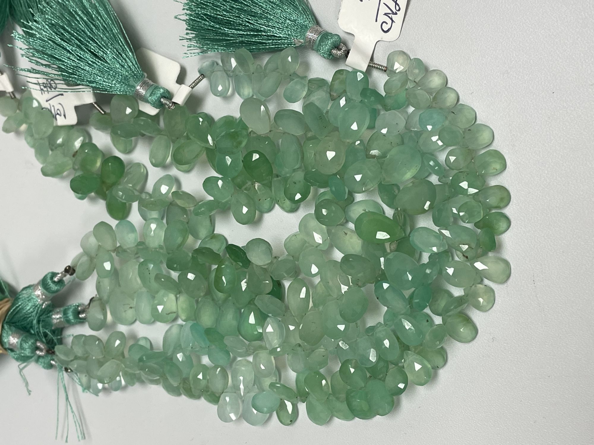 Chrysoprase Pear Faceted