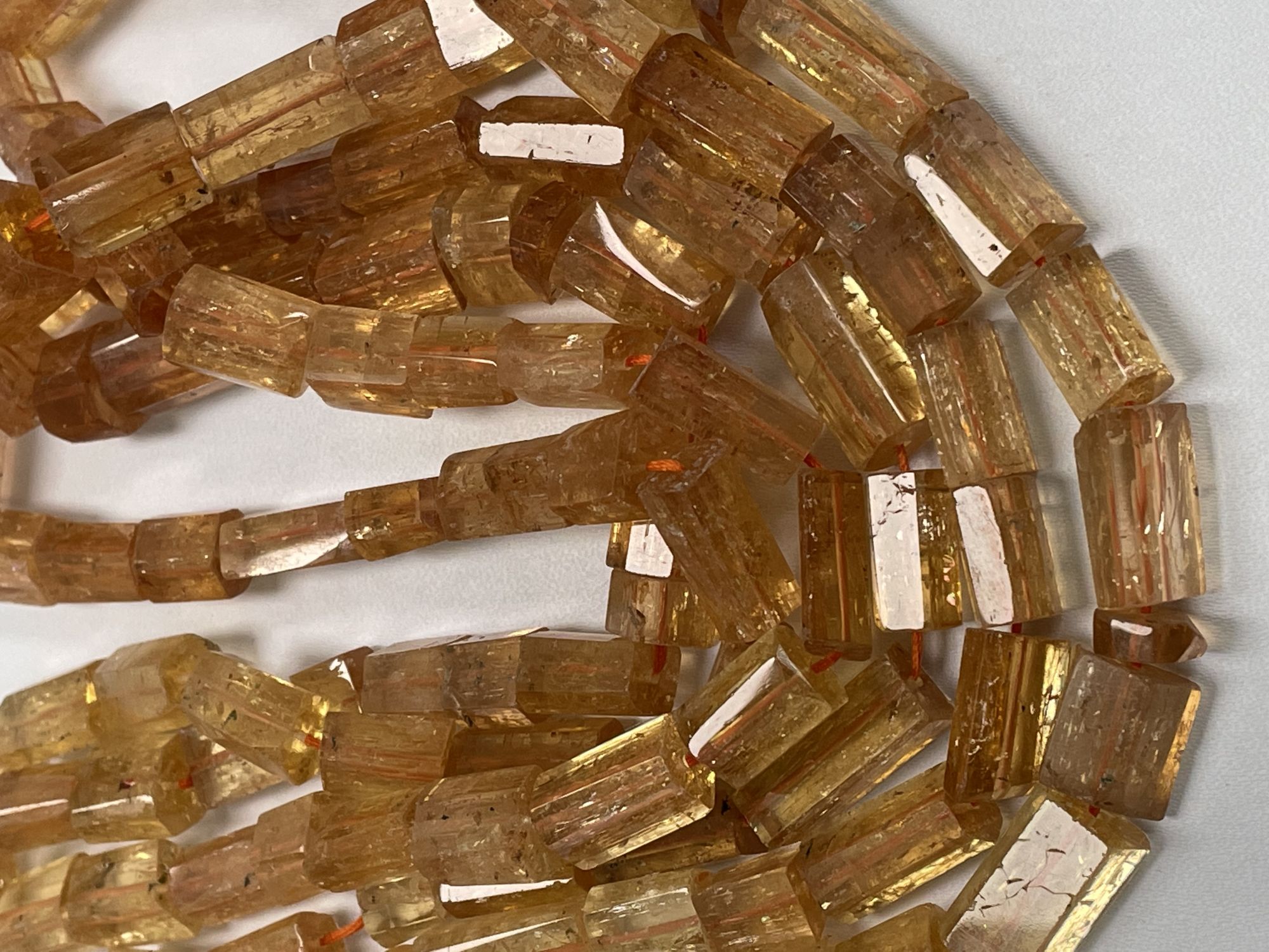 Imperial Topaz Tube Faceted