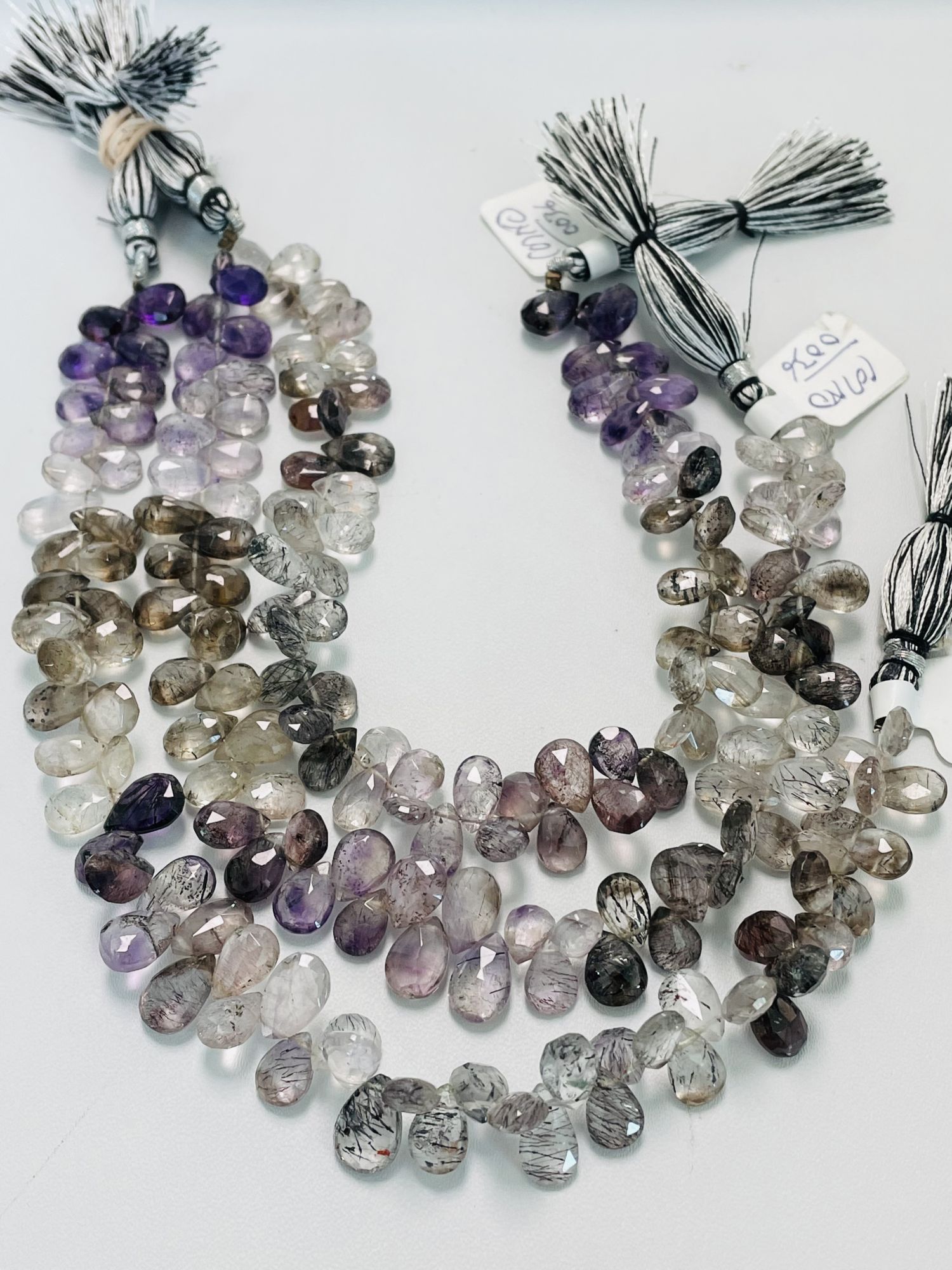 Moss Amethyst Pear Faceted