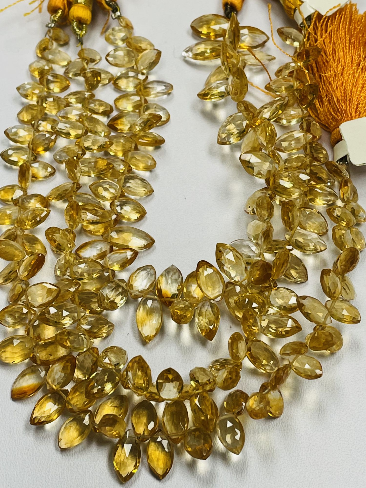Citrine Marquise Faceted