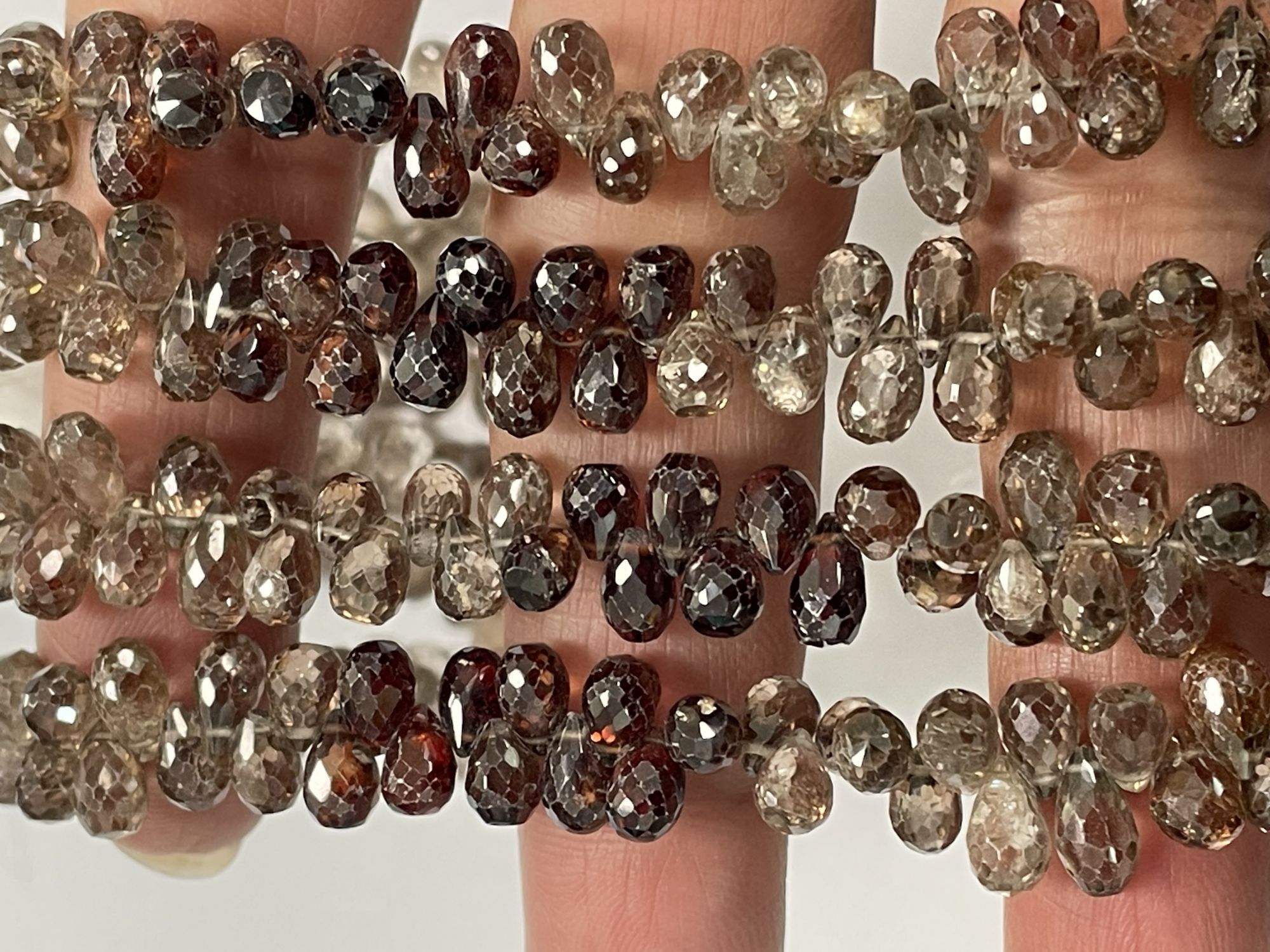 Shaded Imperial Topaz Drop Faceted