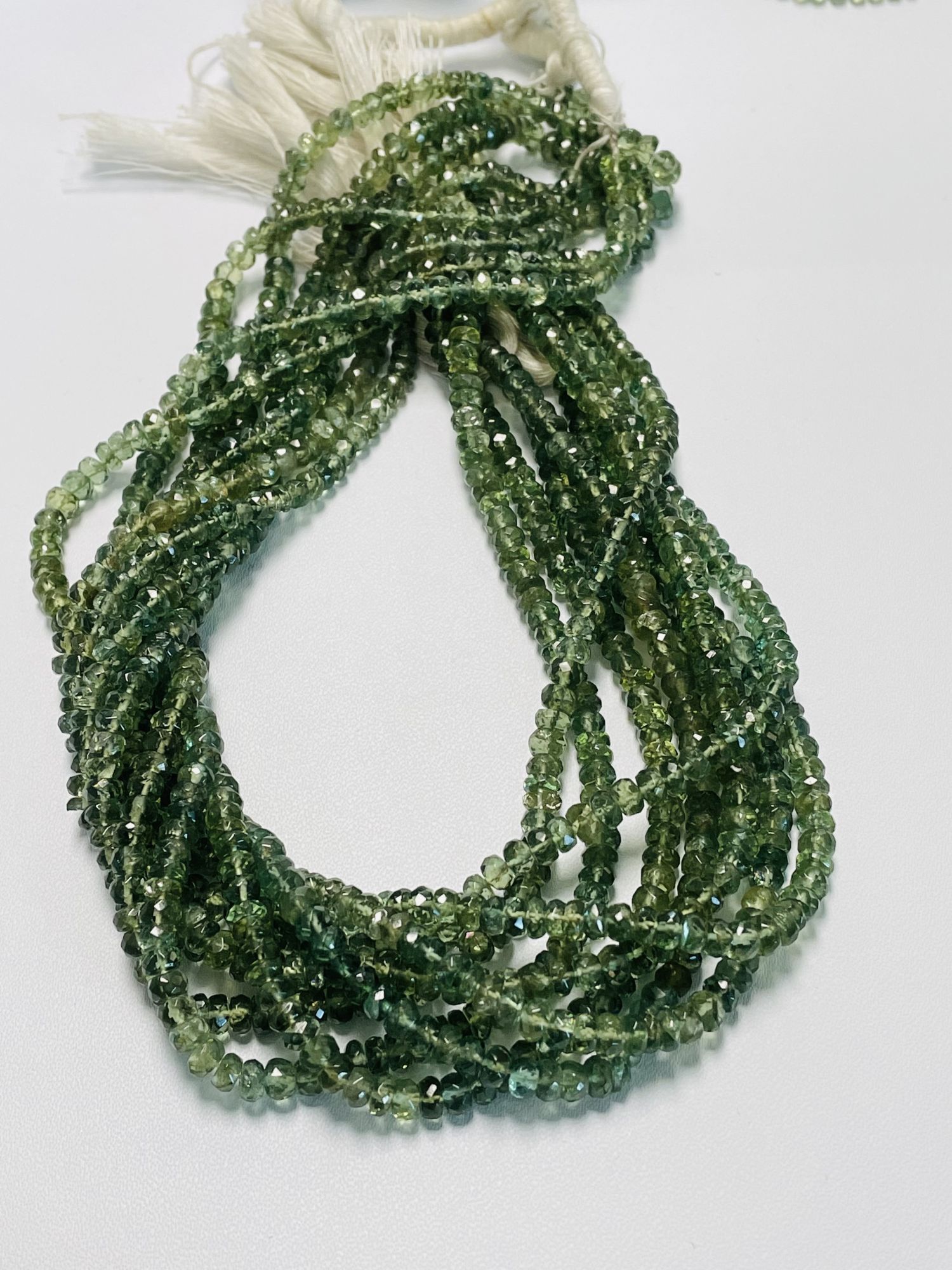 Apatite Rondelle Faceted