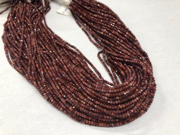 Mookaite Rondelles Faceted