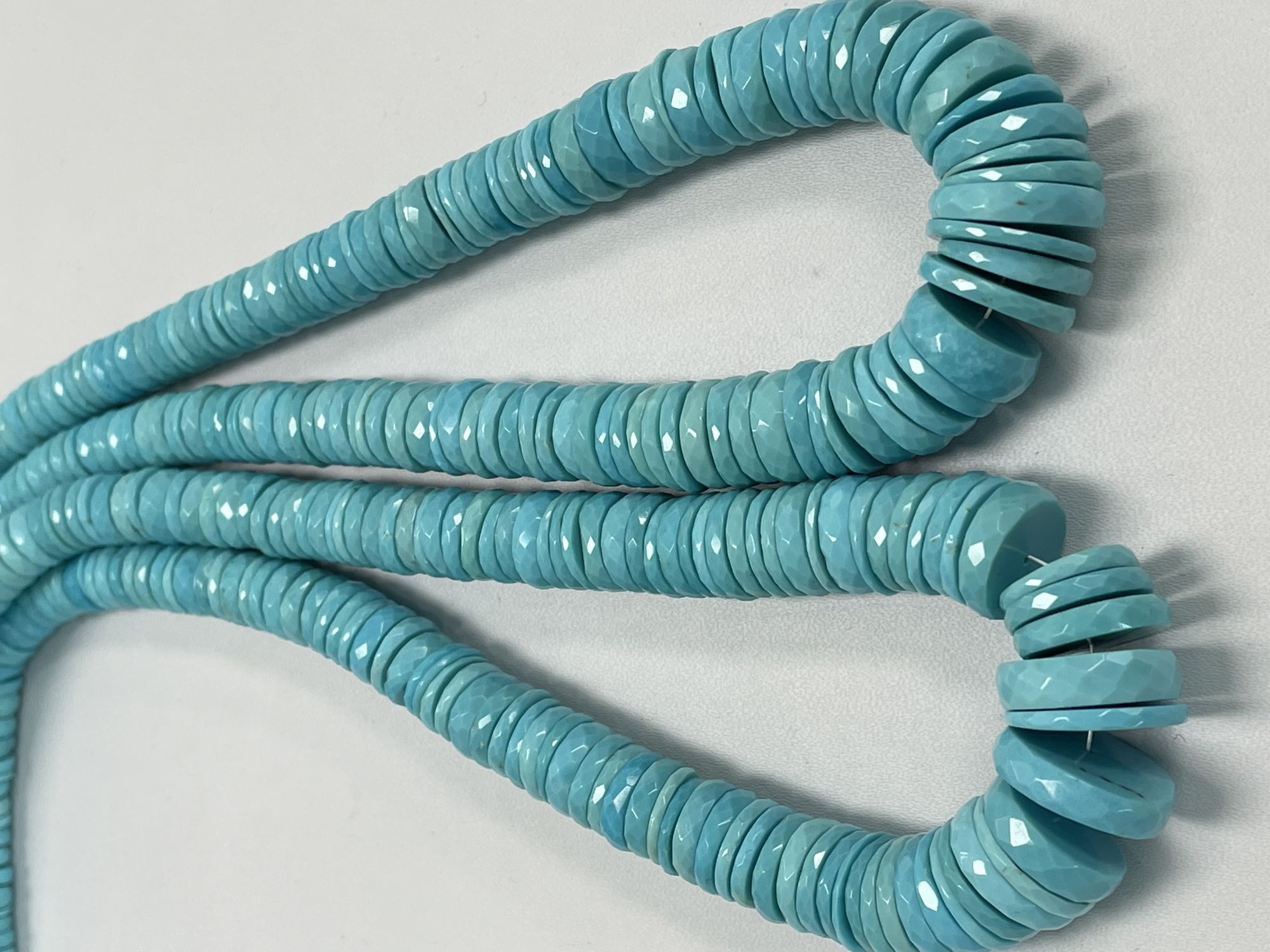 Turquoise Tire Faceted