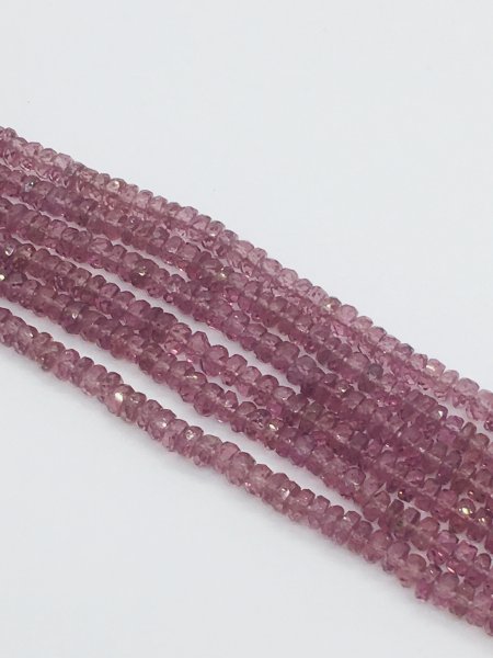 Malaia Garnet Rondelle Faceted
