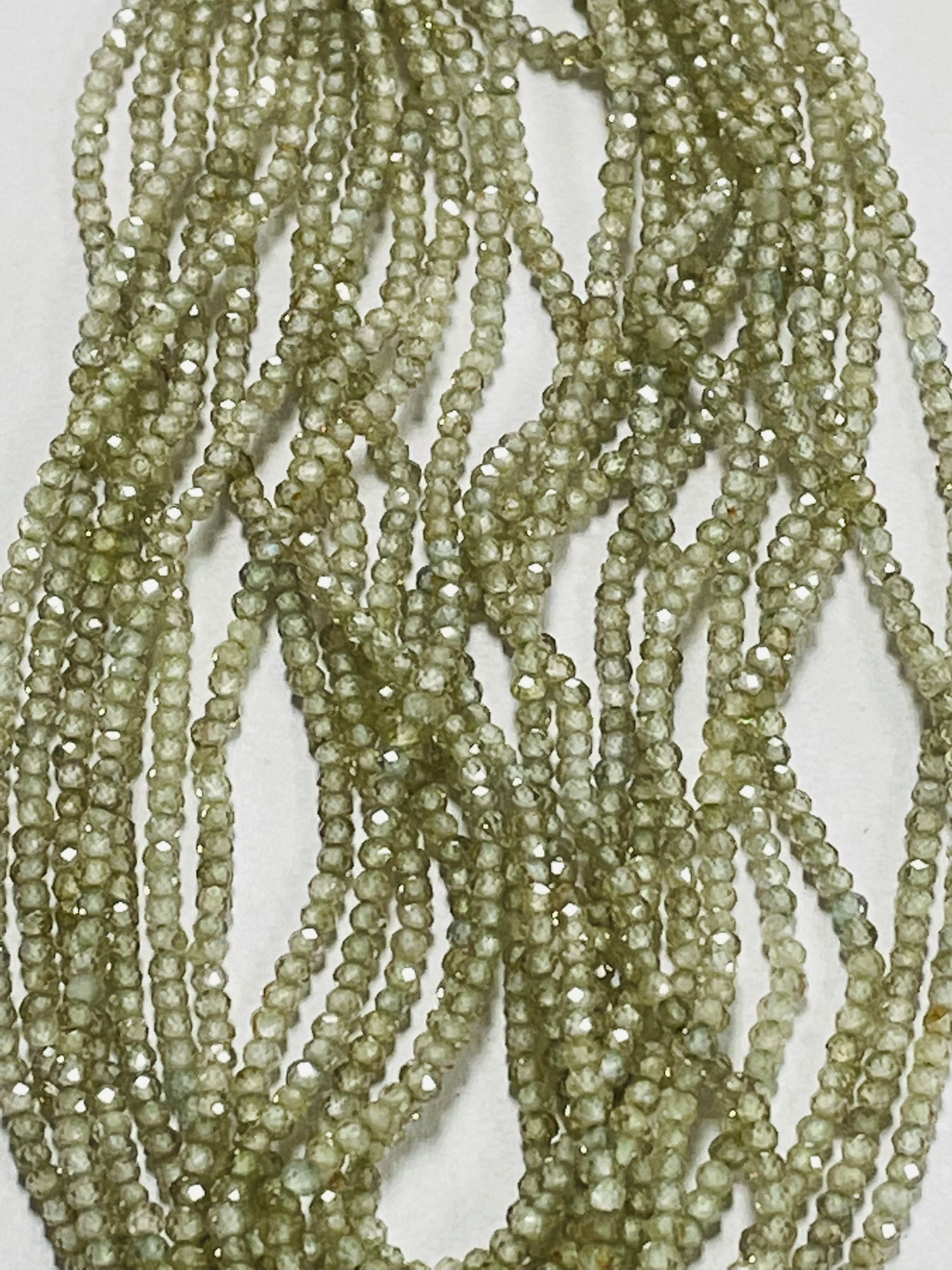 Natural Zircon Rondelle Faceted