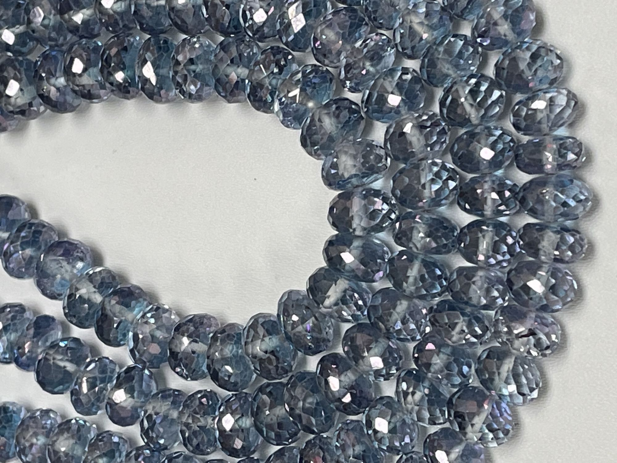 Mystic Topaz Rondelle Faceted