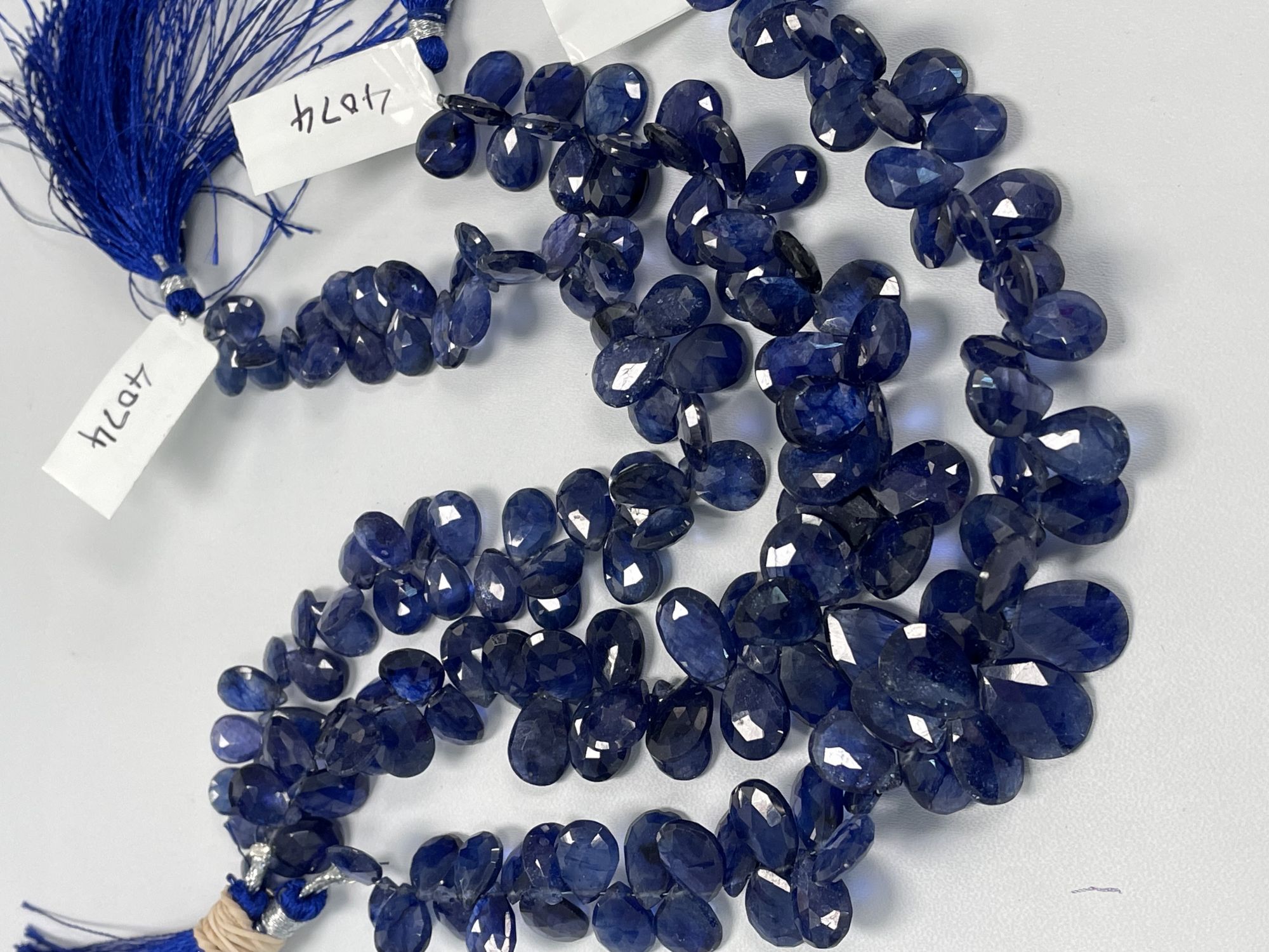 Blue Sapphire Pear Faceted