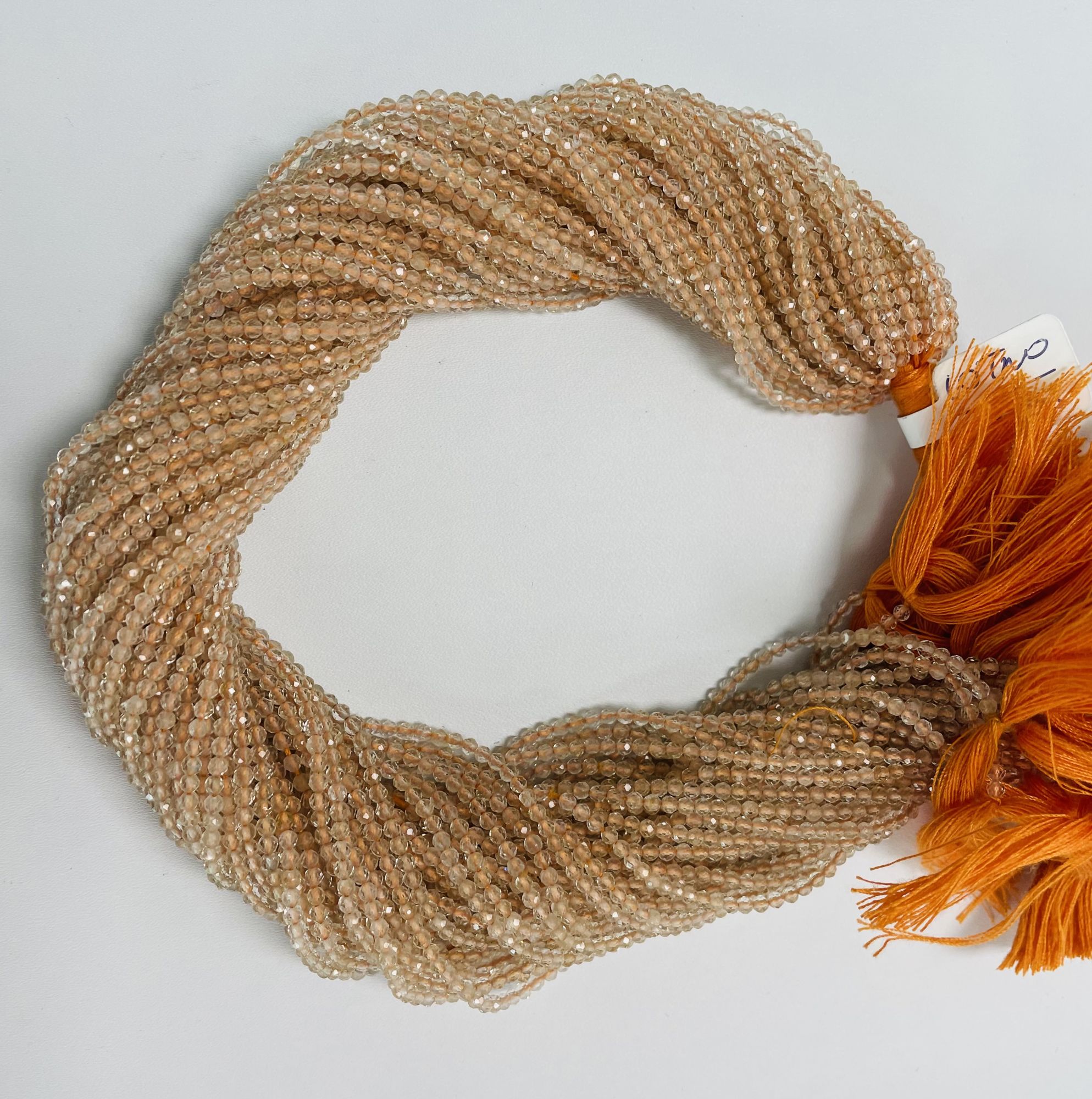 Citrine Rondelles Faceted