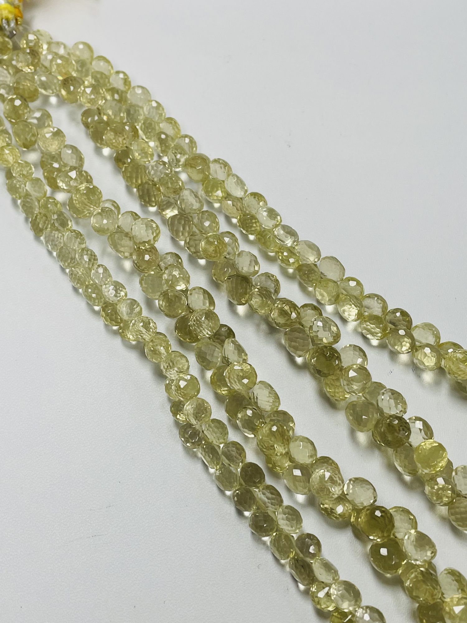 Lemon Quartz Onion Faceted