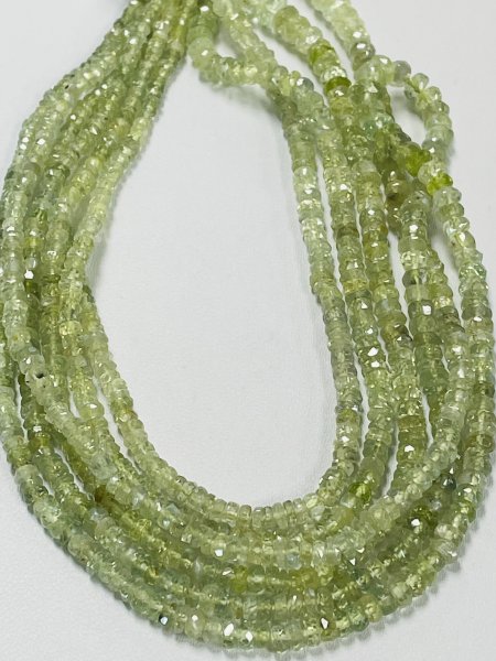 Chrysoberyl Rondelle Faceted