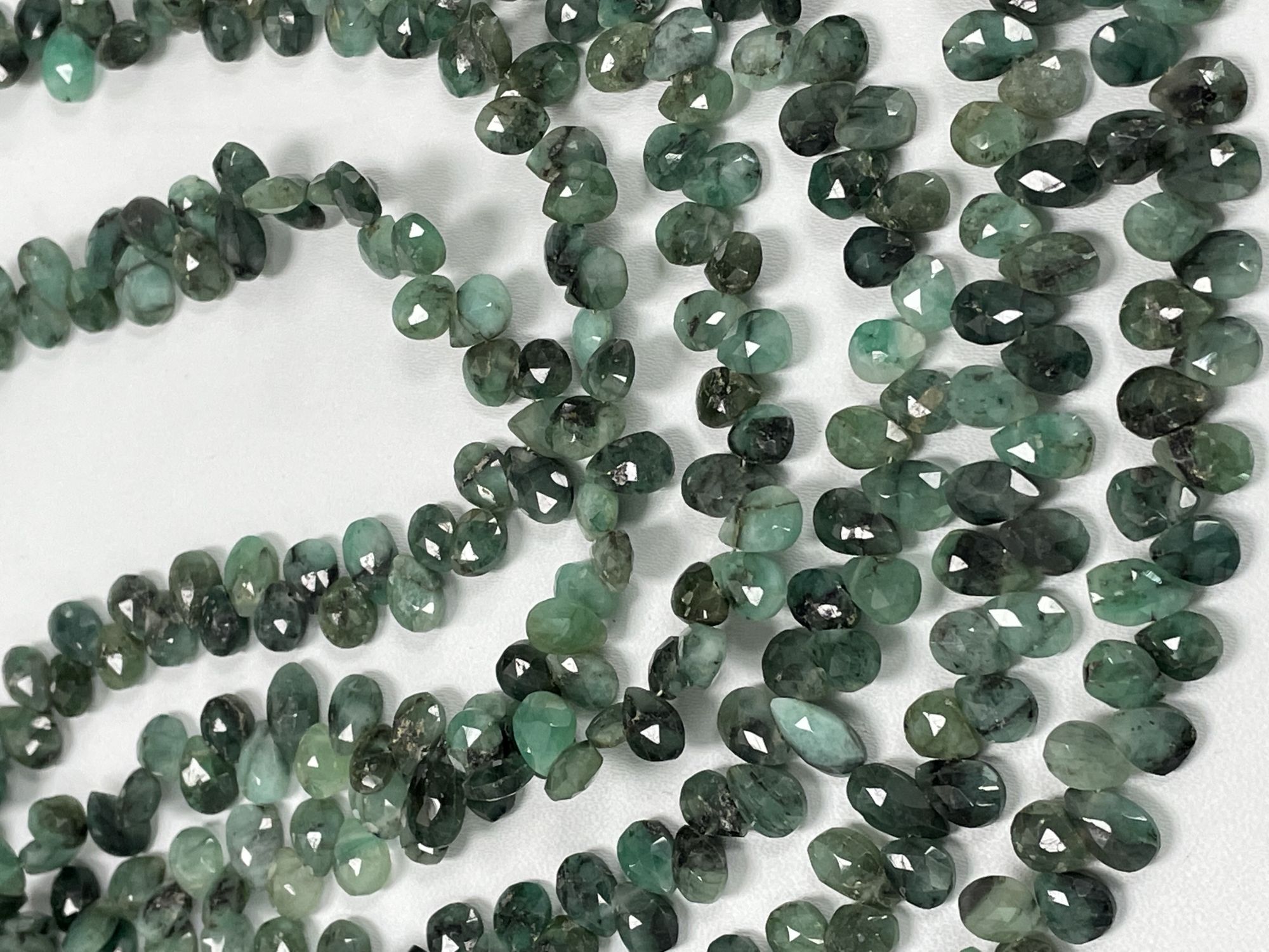 Brazilian Emerald Pear Faceted