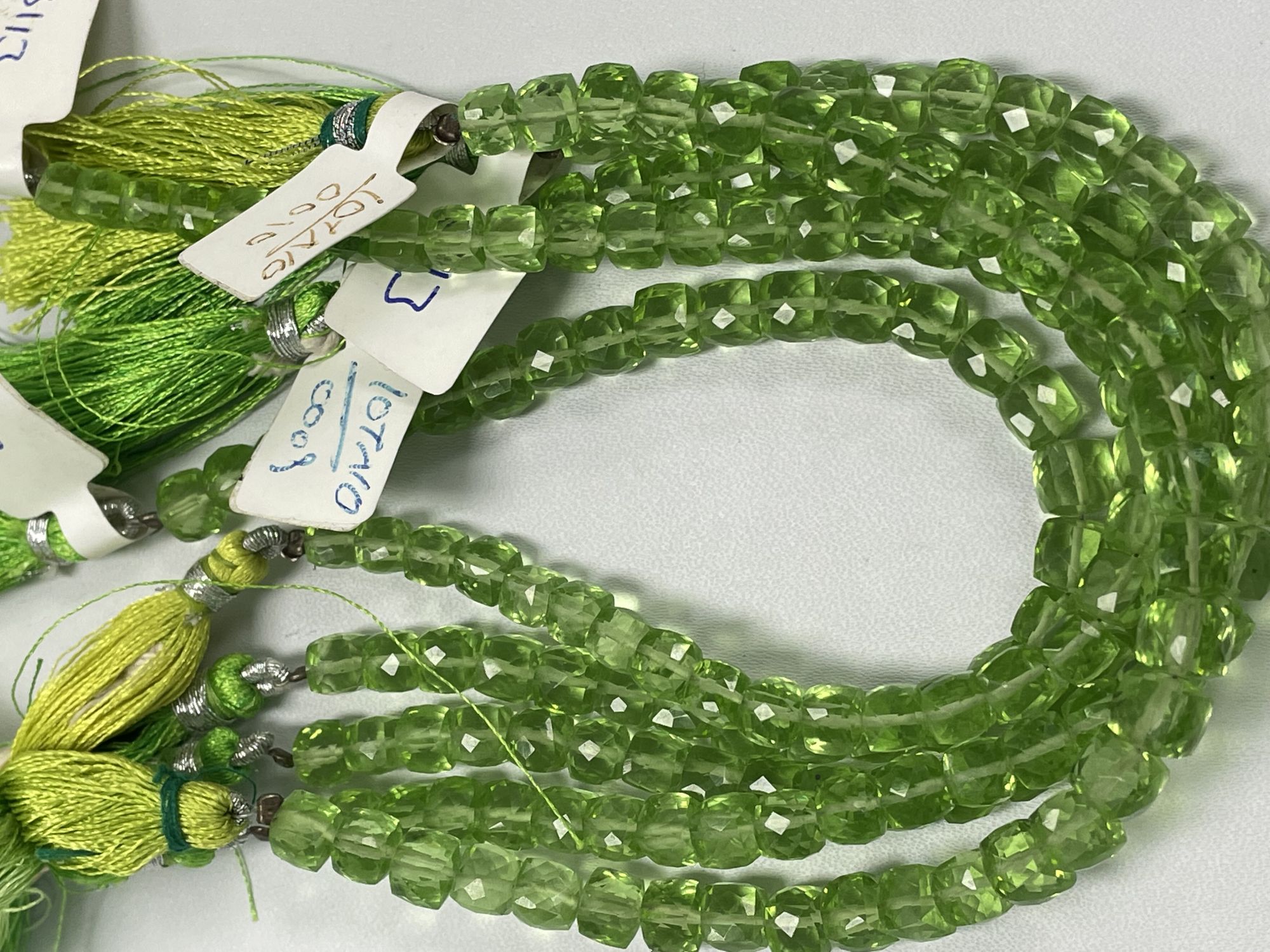 Neon Hydro Quartz Cube Faceted