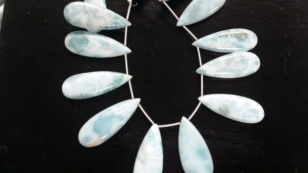 Beautiful Natural Larimar Pears