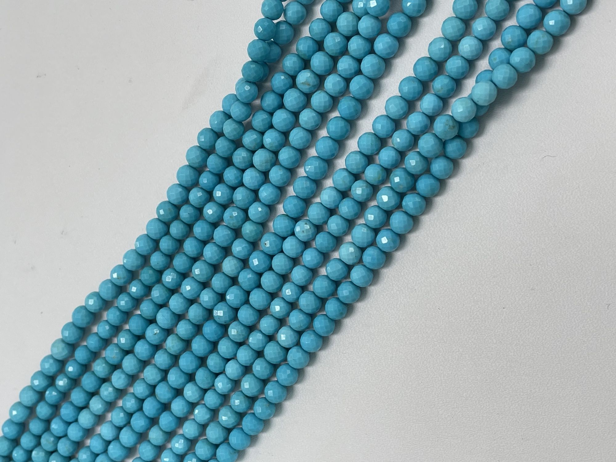 Turquoise Round Faceted